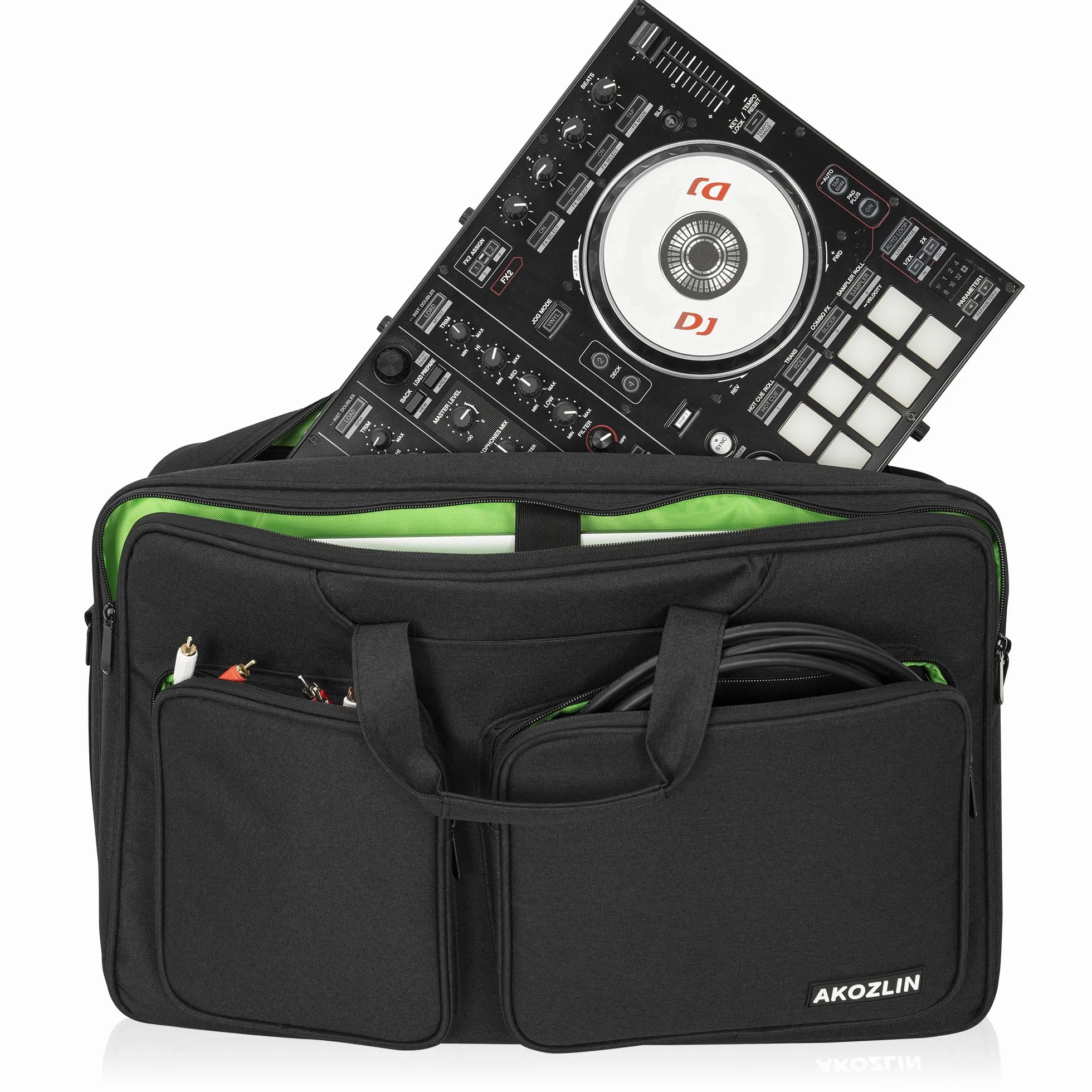 AKOZLIN Torba DJ Driver dla Pioneer DJ Lite DDJ-SB3 DDJ-SB2 DDJ-400 DDJ-RB FLX4 54x32x14 cm
