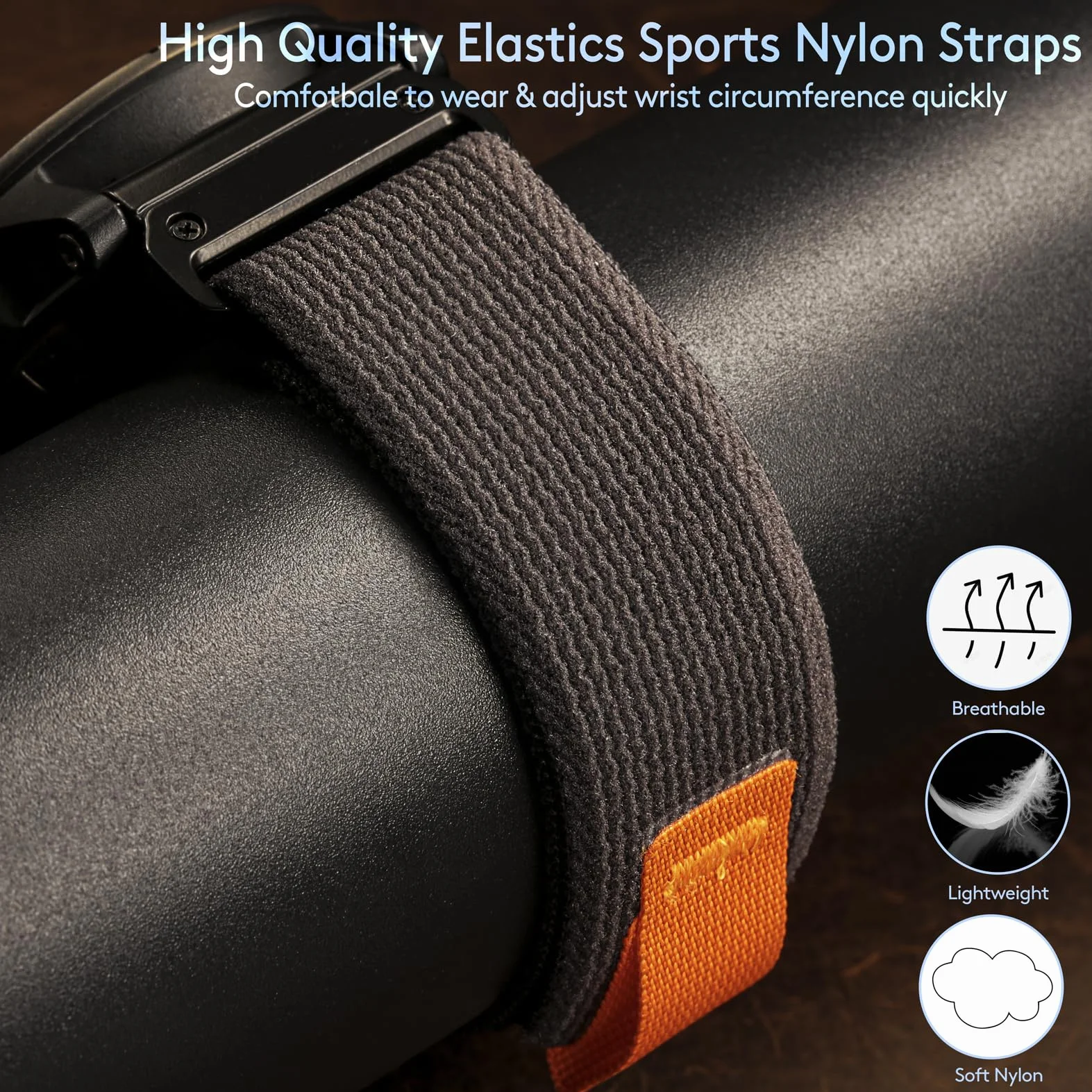 Nylonowy pasek do zegarka, sportowy, do modeli Garmin serii Fenix, Forerunner, Vivoactive, Approach, MARQ, Quatix, D2, zamiennik, męski