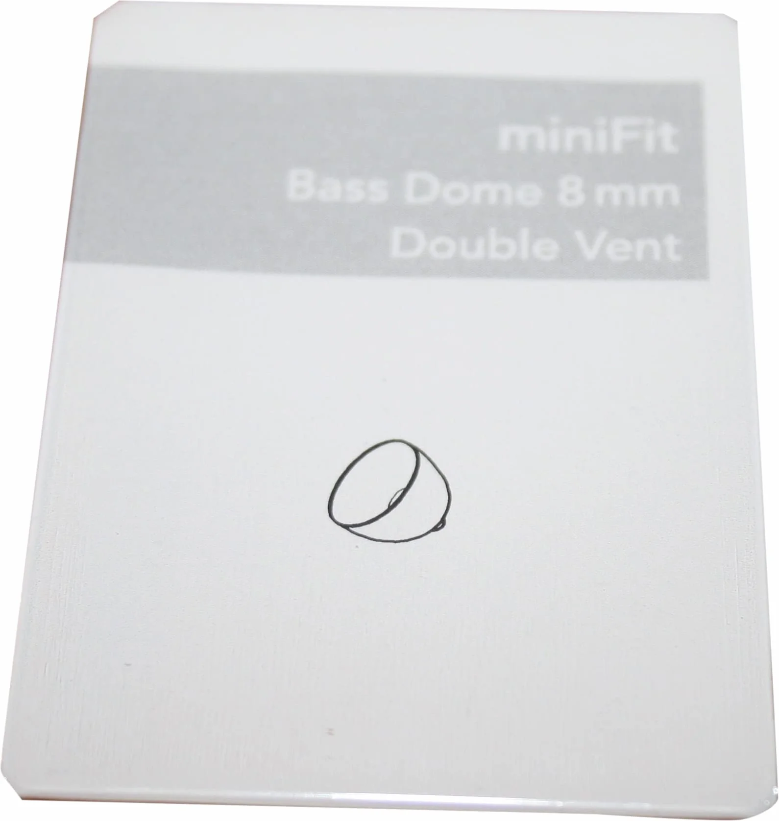 Oryginalny Oticon / Bernafon MiniFit Bass Dome 8 mm Double Vent