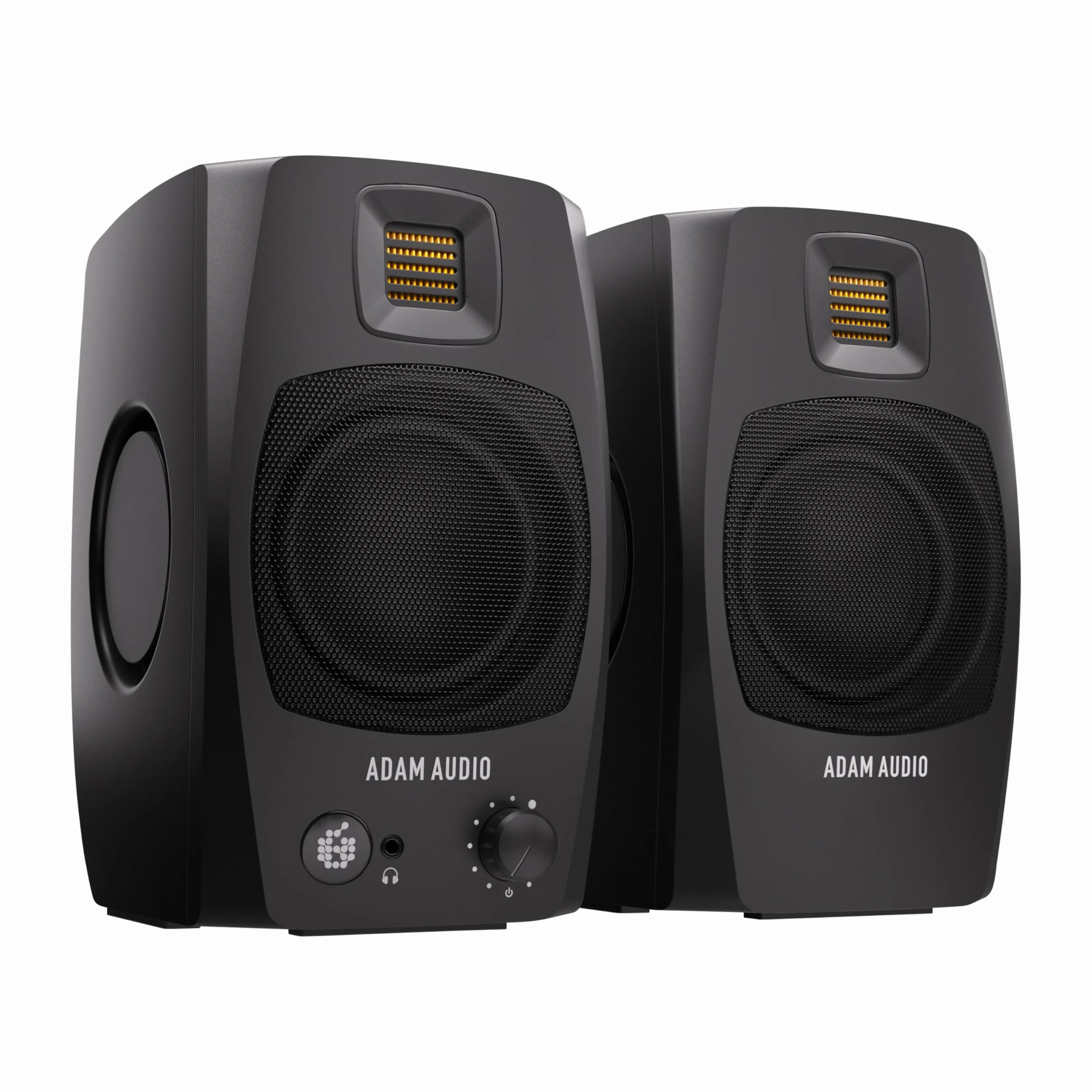 Biurkowy system aktywnych monitorów ADAM Audio D3V ze złączem USB-C (para, czarne)