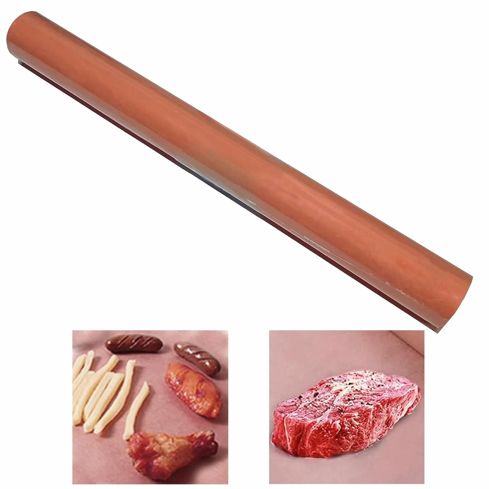 Pink Butcher Paper, papier rzeźniczy, brzoskwiniowy, do grilla, wędzarni, ryb, mięsa, kiełbasy