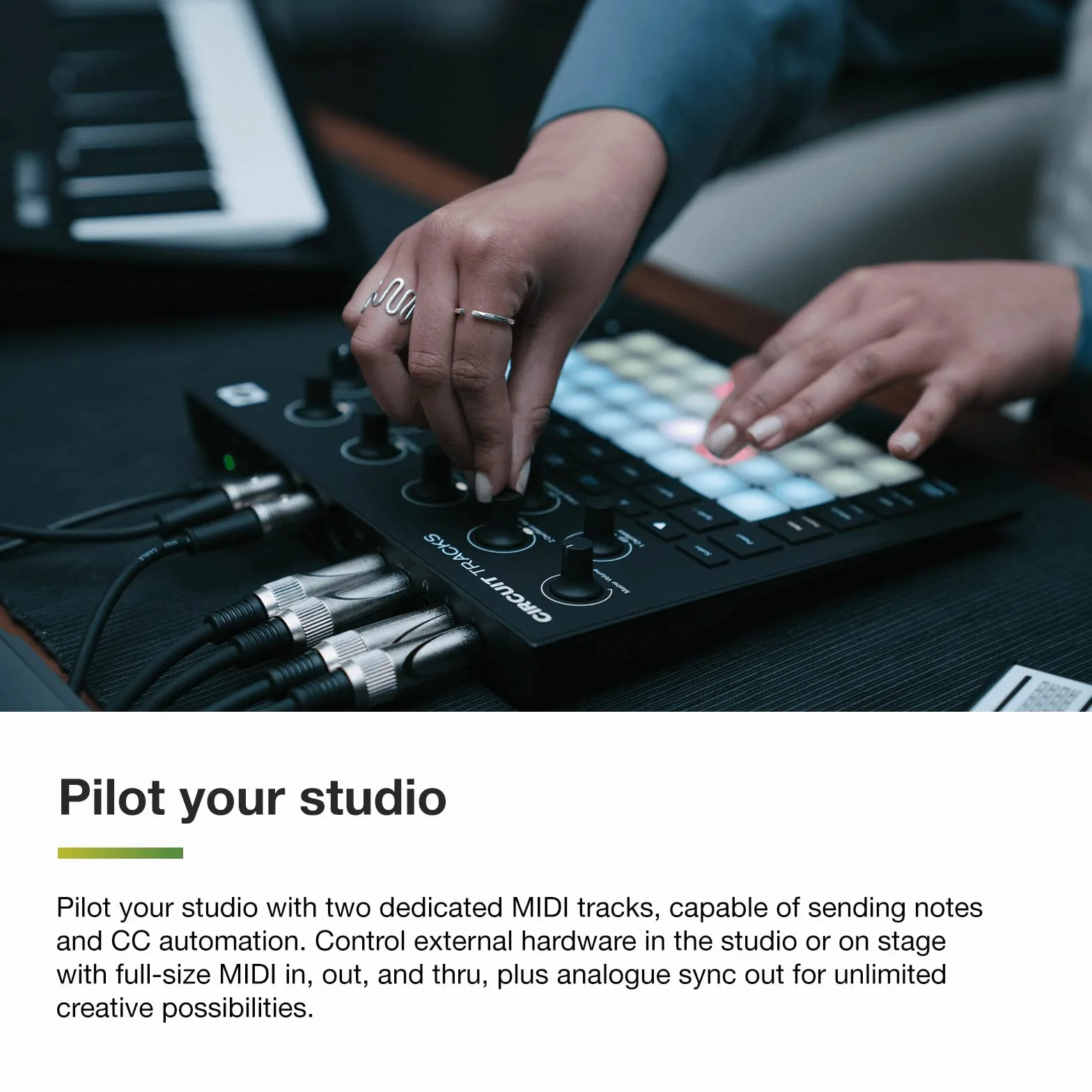 Novation Circuit Tracks Sekwencer Groovebox do tworzenia muzyki elektronicznej