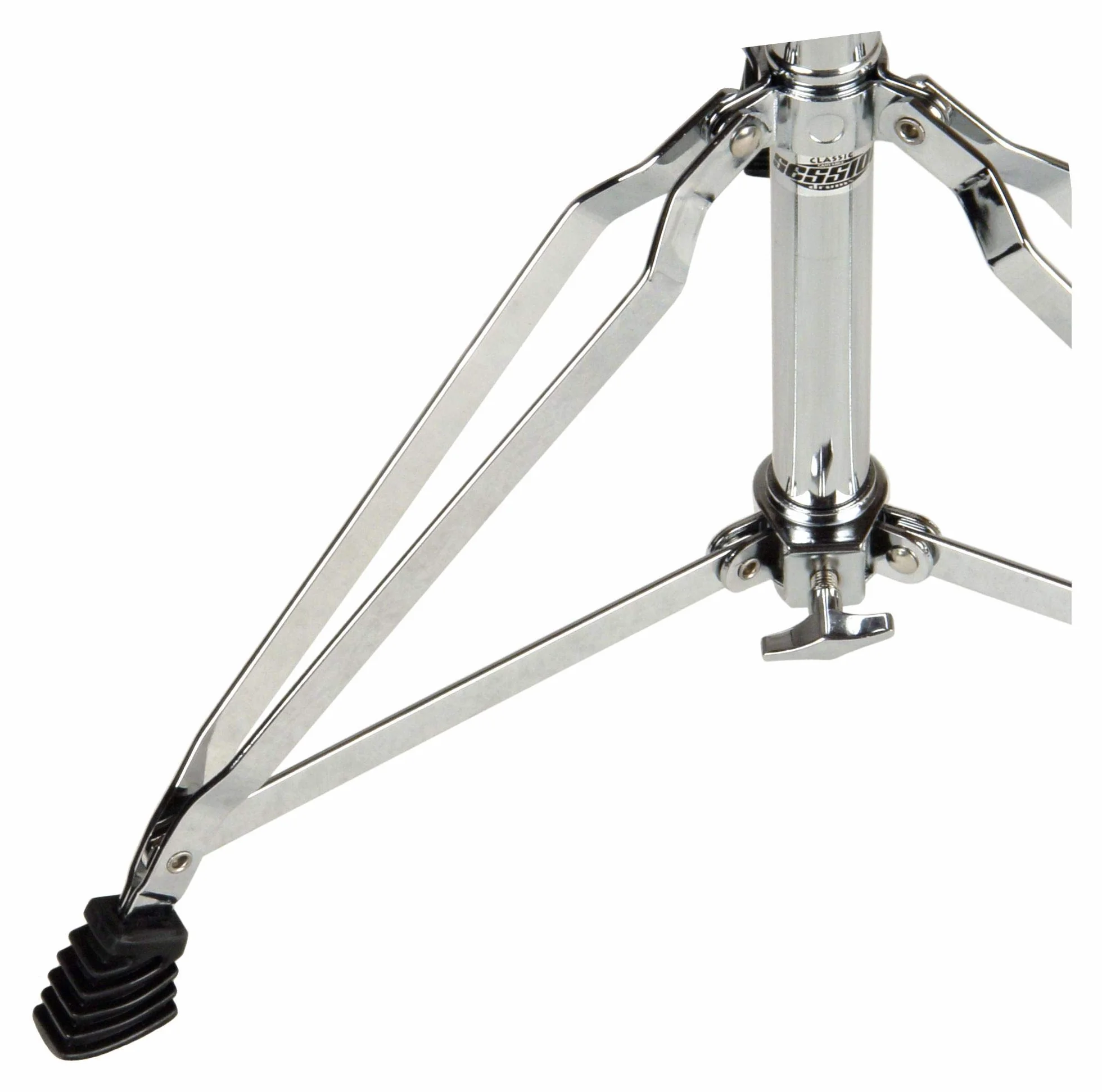 XDrum Taboret perkusyjny Pro (podwójny, z regulacją wysokości 50-64 cm, trójnóg z gumowymi nóżkami, składany, stabilny)