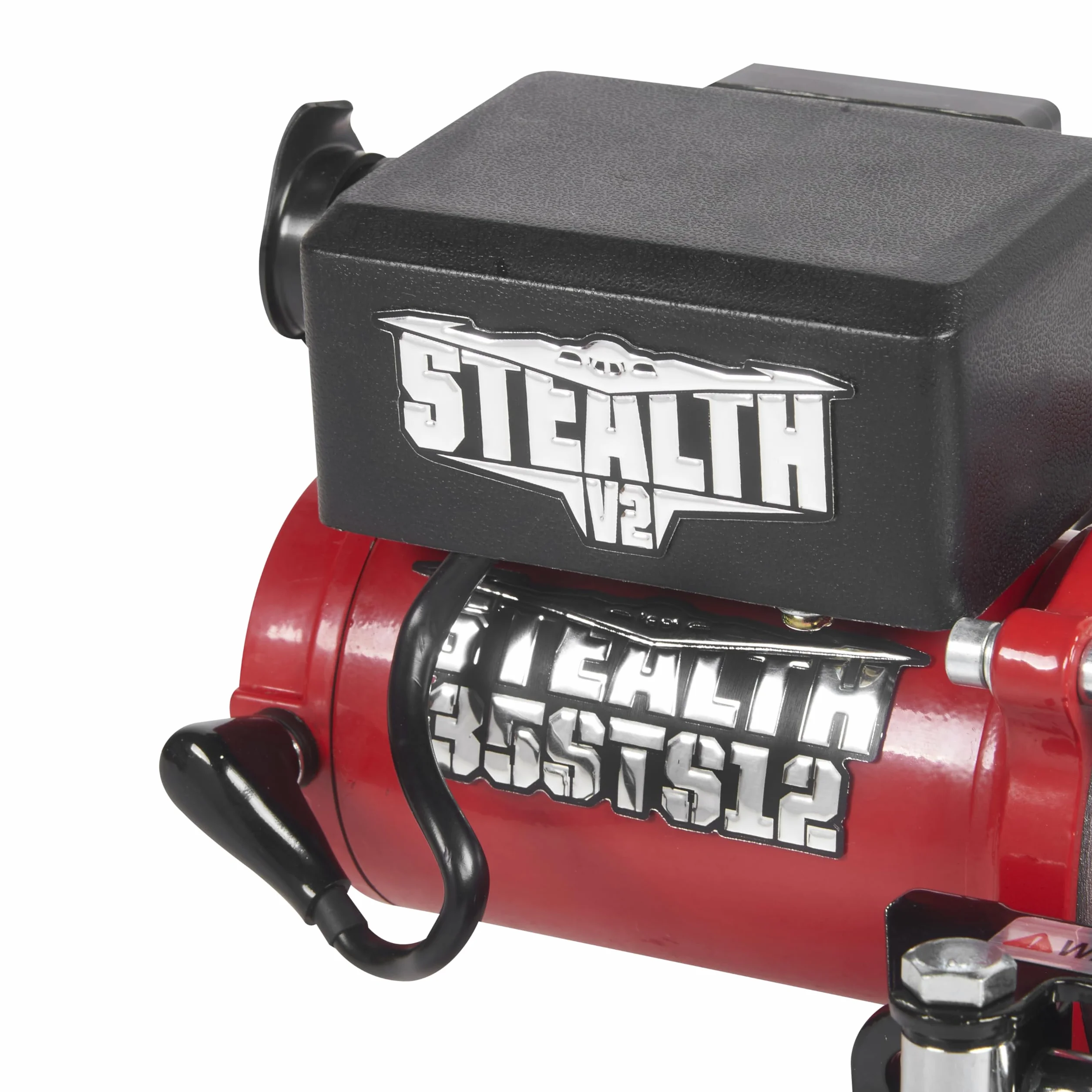 Stealth Winches Elektryczna wciągarka 3500lb/1588 kg 12 V Budżet bezprzewodowego odzyskiwania - Mocny silnik nawinięty - Pełna stalowa przekładnia - Heavy Duty Solenoid, płyta montażowa, bezprzewodowe