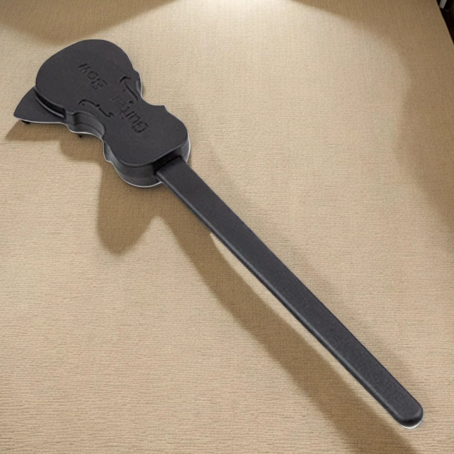 Guitar Bow, Pick Bow Acoustic, 7,67 x 1,85 Różowy Sandpaper Cloth, przenośne narzędzie wydajności dla entuzjastów muzyki Początkujący Profesjonaliści Gracze Ćwiczenia Sesje