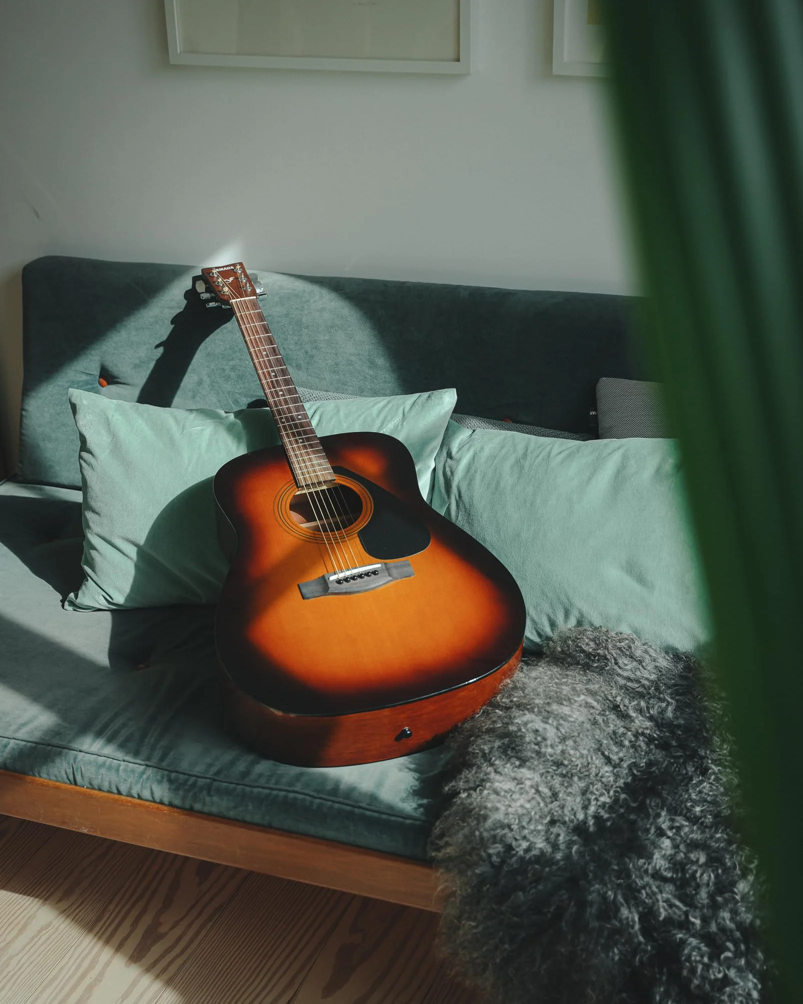 Yamaha Dreadnought Gitara Klasyczna, Brązowy, 4/4