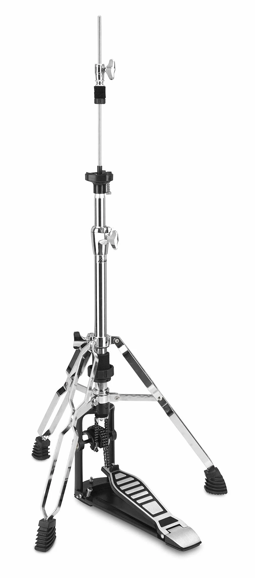 XDrum Stojak Hi-Hat Pro (stabilna płyta podłogowa, masywna podstawa z podwójnym łańcuszkiem, płynna regulacja napięcia sprężyny)