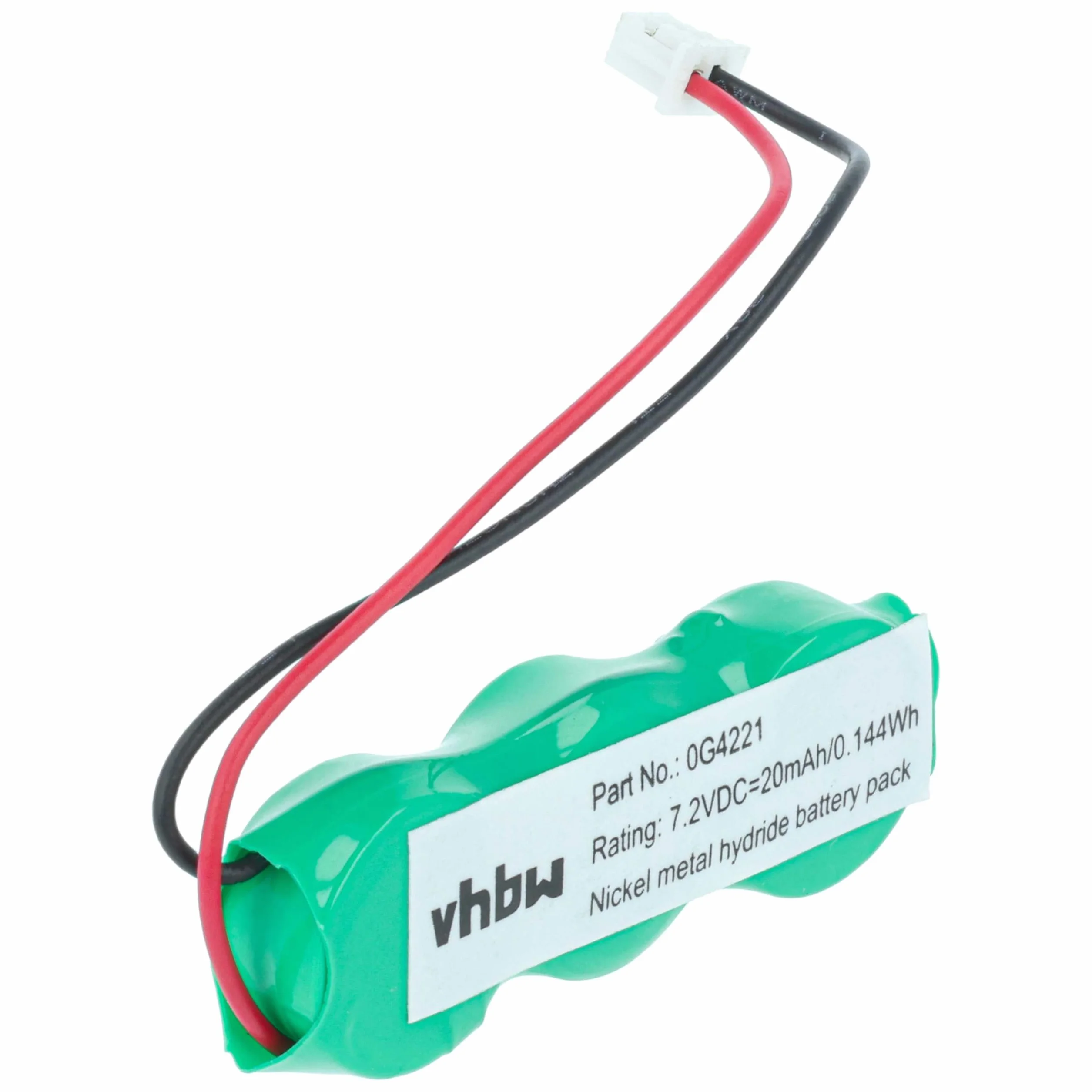 vhbw Bateria BIOS kompatybilna z Dell Latitude D600, D520, D610, D620, L400, D505, D500, D510, C400 komputer Notebook (20 mAh, 7,2 V, NiMH)