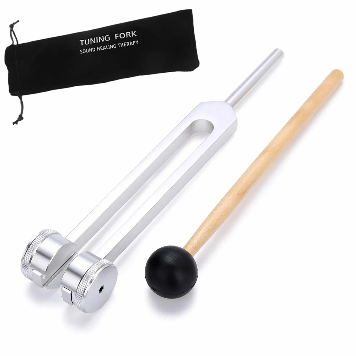 Taylor Tuning Fork 128 Hz C-128 Medyczny Niemagnetyczny Aluminiowy z Młotkiem Udarowym
