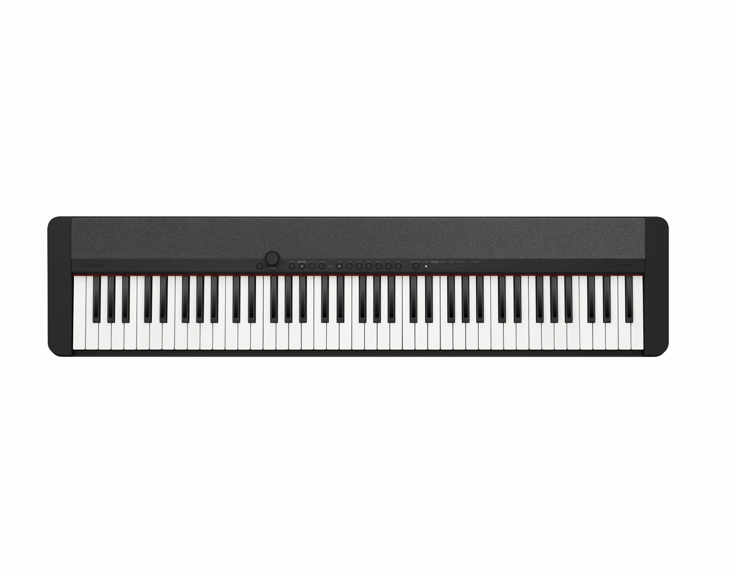 Casio Klawiatura fortepianowa CT-S1-76BK z 76 klawiszami czułymi na prędkość i 61 tonami w kolorze czarnym