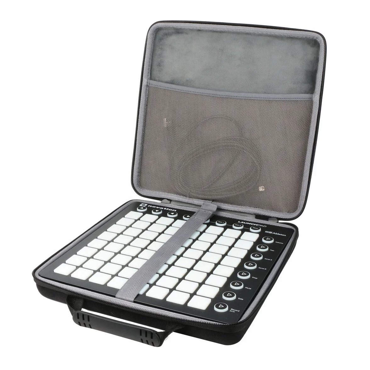 co2CREA Twarde etui podróżne do Novation Launchpad Pro MK3 MIDI 64 Grid Controller Ableton Live DJ Controller, tylko etui, Czarny, Fits Launchpad Mk2 /X, Na co dzień/sportowy