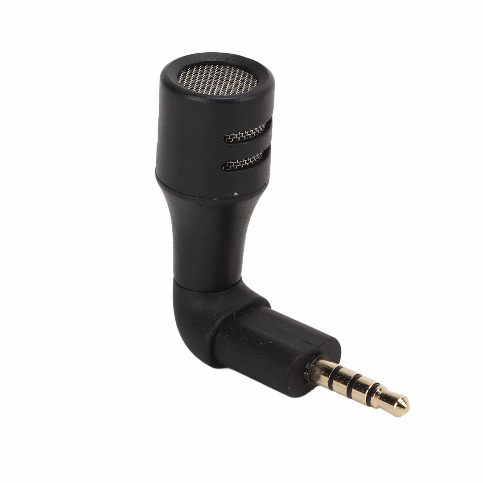 Przenośny mały mikrofon, mini wielokierunkowy mikrofon jack 3,5 mm z radiem przestrzennym 360°, odpowiedni do standardowego zestawu słuchawkowego TRRS CTIA 3,5 mm