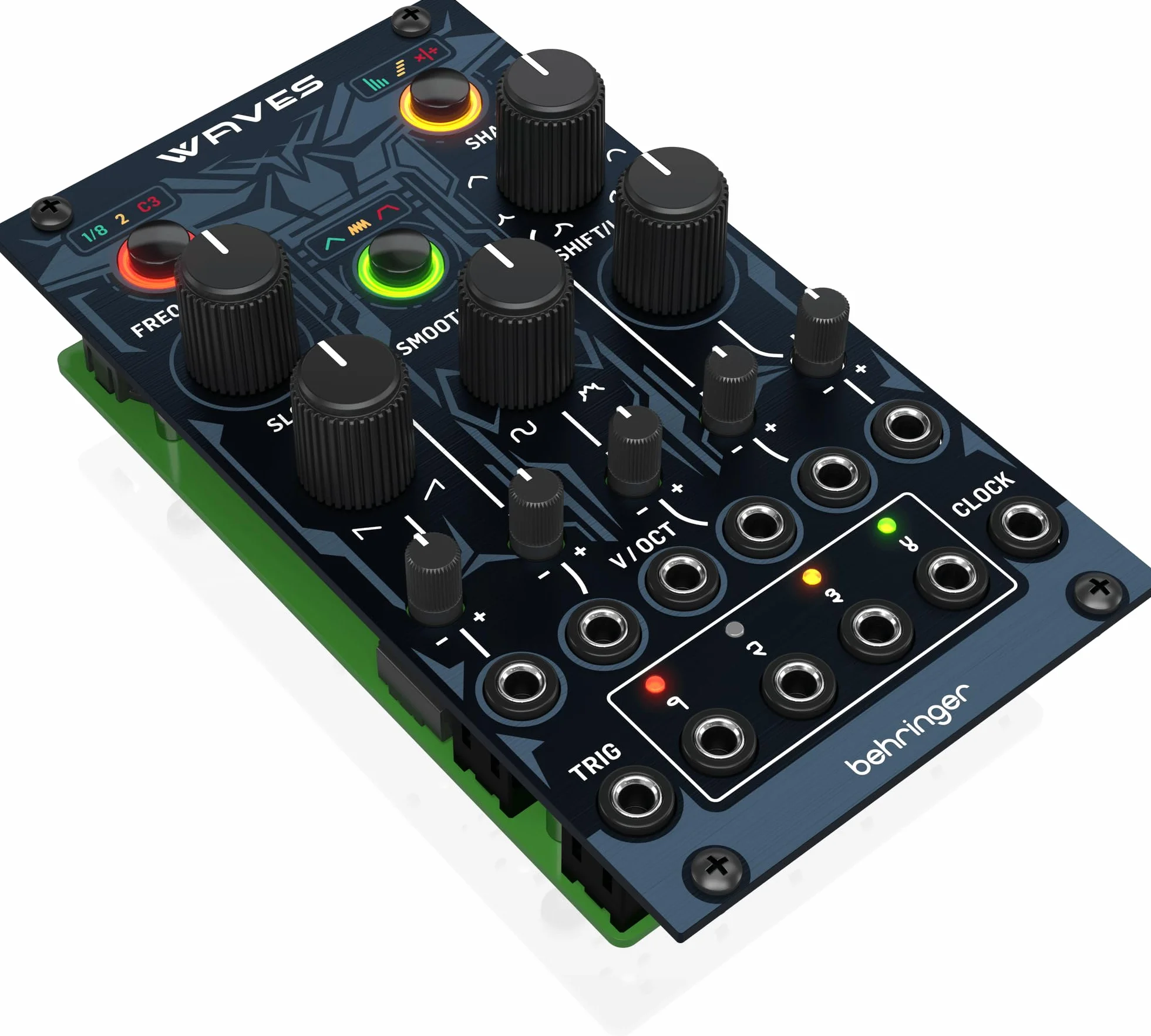 Behringer WAVES Tidal Modulator i generator funkcyjny do Eurorack Wszechstronny moduł LFO do dynamicznej modulacji syntezatora modułowego