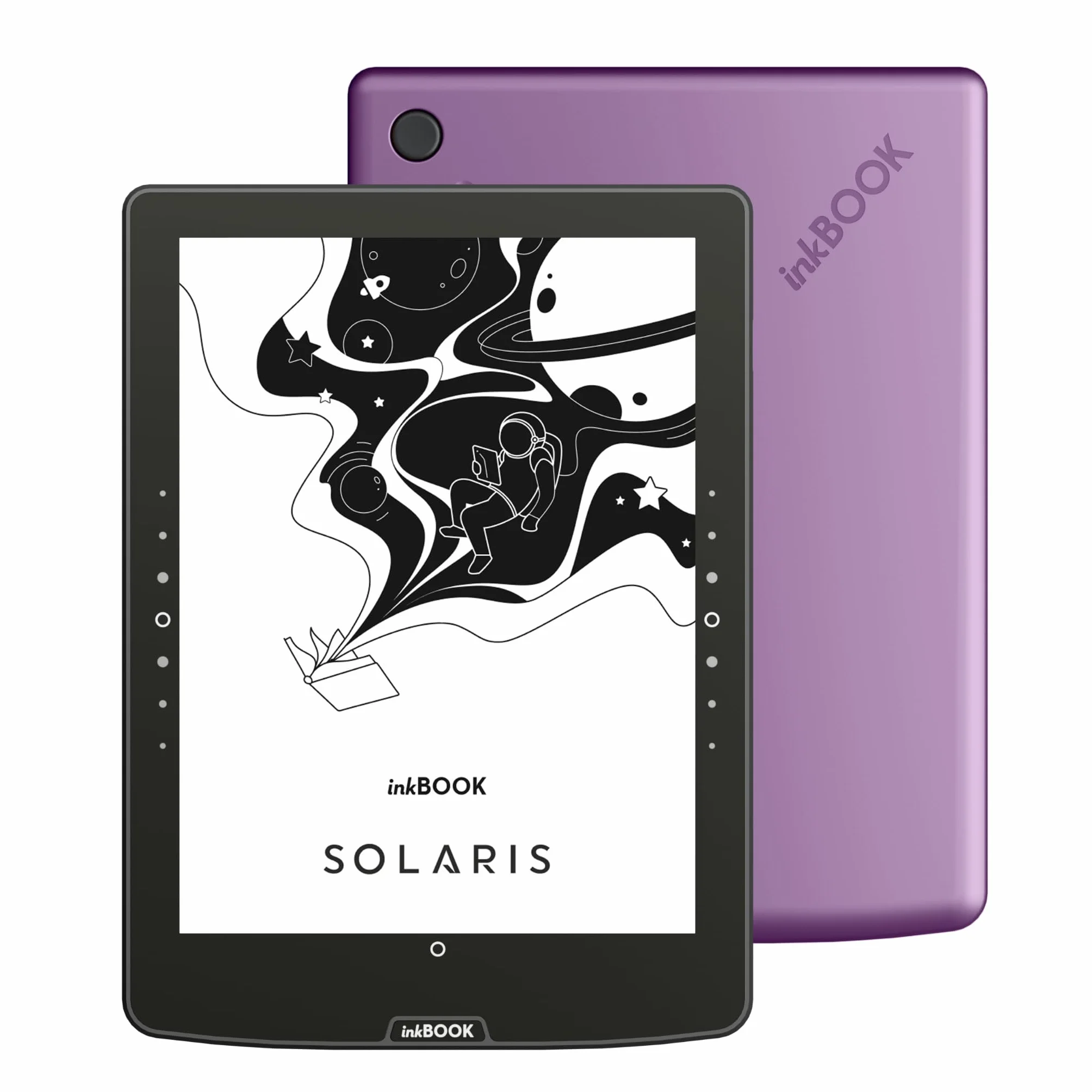 inkBOOK Solaris Violet | 6” czytnik ebooków | podświetlany ekran | aplikacje Kindle, Legimi, Empik Go Wattpad | audiobooki i TTS | bez reklam | polskie menu |
