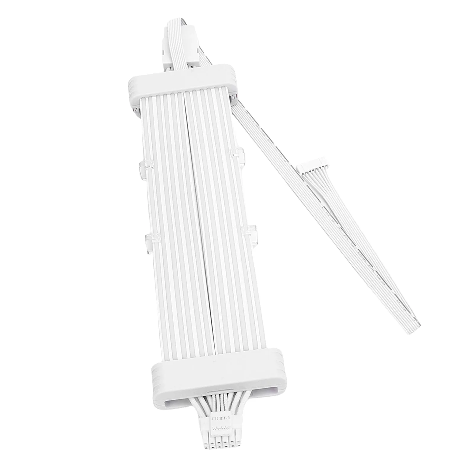 Acouto Kabel Zasilacza ARGB 5V Taśmy LED do Komputera PC Przedłużacz Zasilacza Płyty Głównej Linia Neonowa Dekoracja Obudowy Komputera GPU-16 Biały Kontroler SK3 Biały Używany Obudowa Paska H Kabel