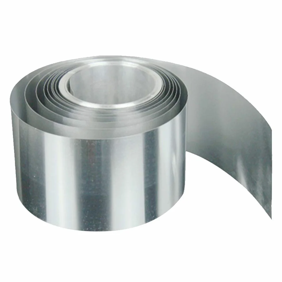 WANGZHENG Blacha aluminiowa aluminiowa Rolka Blacha do Rzemiosła Materiał Obróbka Metalu, 2000mm x 100mm x 0,5mm