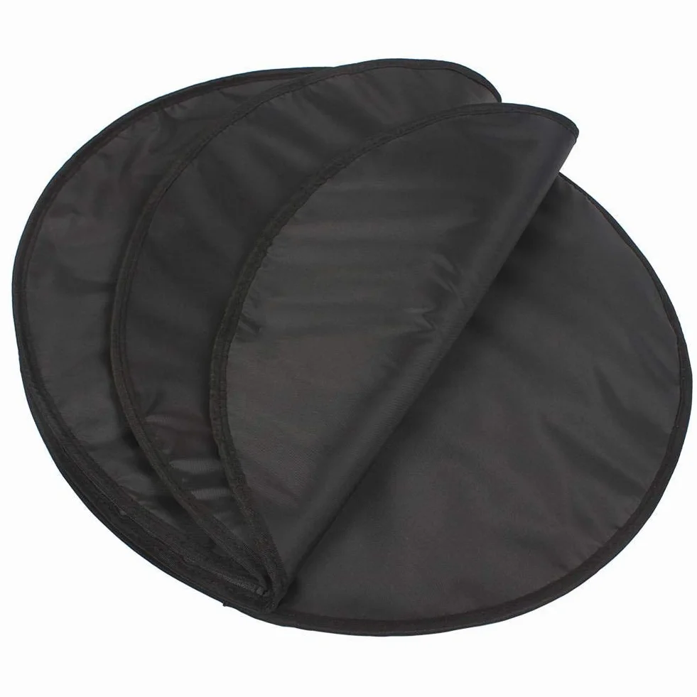 Bnineteenteam Cymbal Bag plecak 21 cali Cymbal Bag torby Cymbal Cases i torby z paskami plecaka z trzema kieszeniami, czarny
