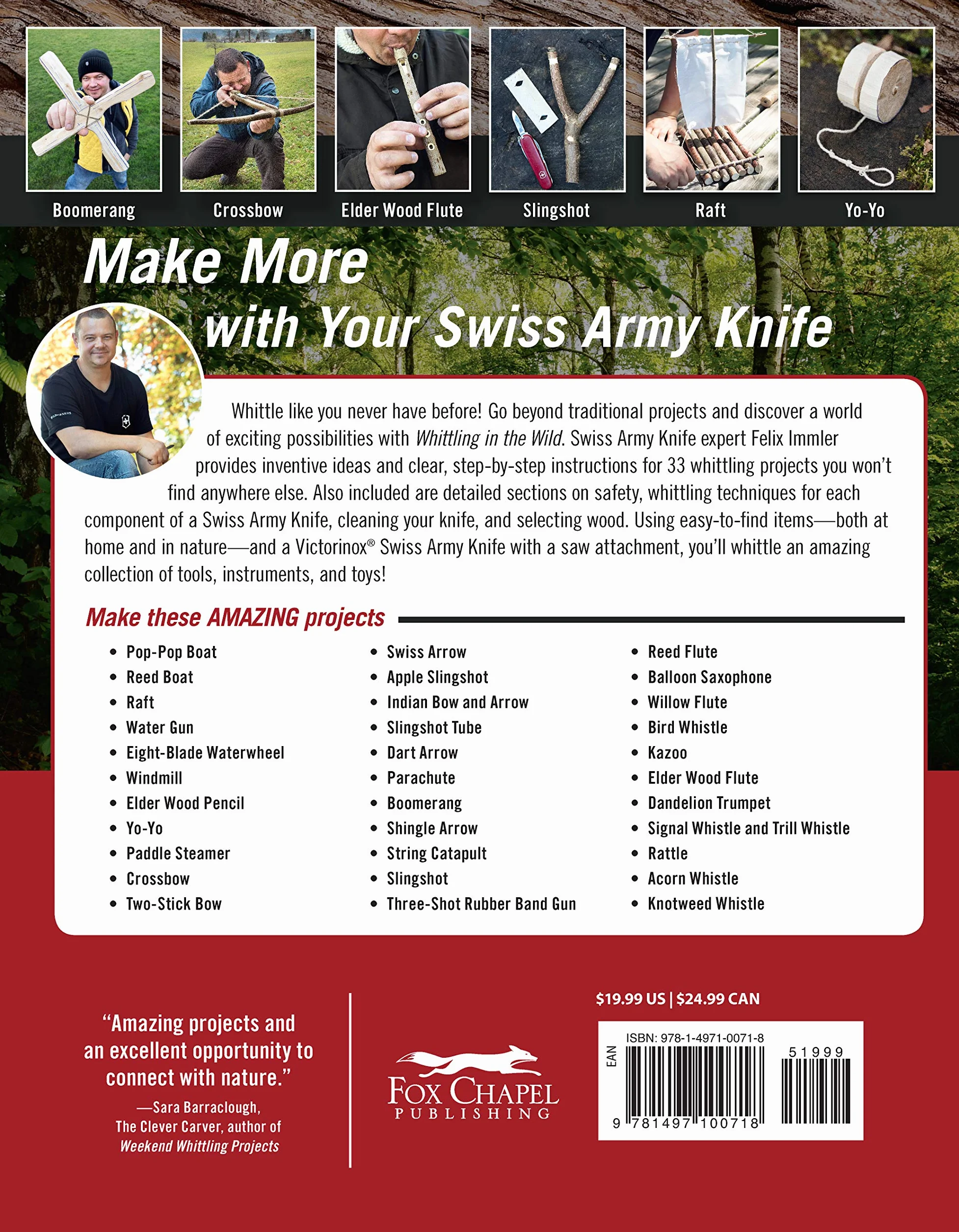 Victorinox Swiss Army Knife Whittling in the Wild: 30+ Fun & Useful Things to Make Out of Wood