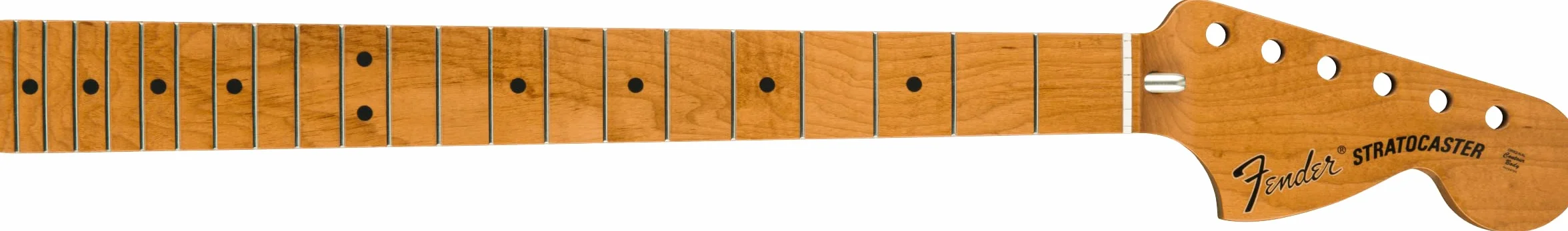 Fender Roasted Maple Vintera® Stratocaster® szyja 70, 21 średnich progów jumbo, 9,5 cala, kształt "C"