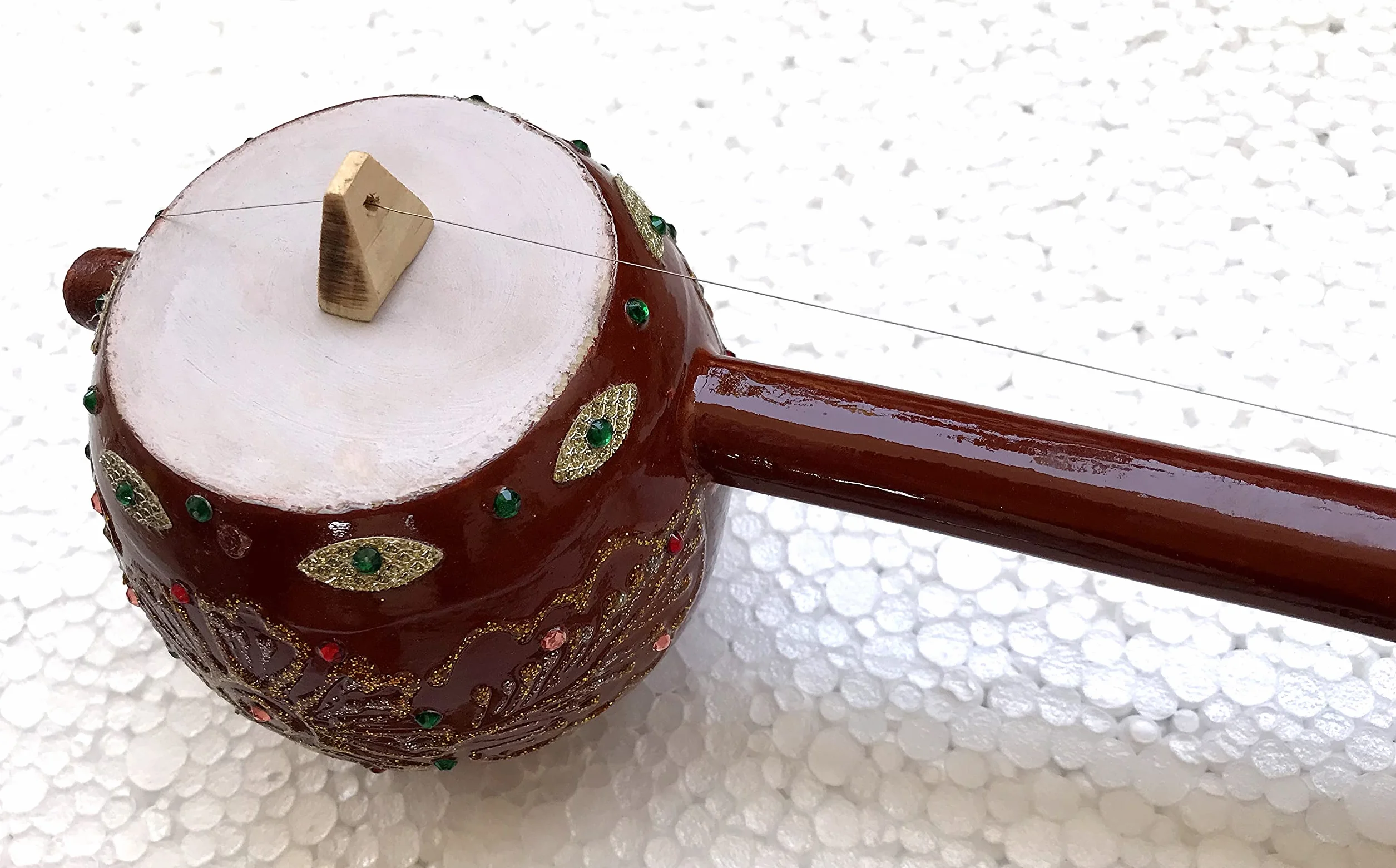 Tumbi One Struny drewniany instrument ludowy Punjab Ek Tara, 1 sztuka