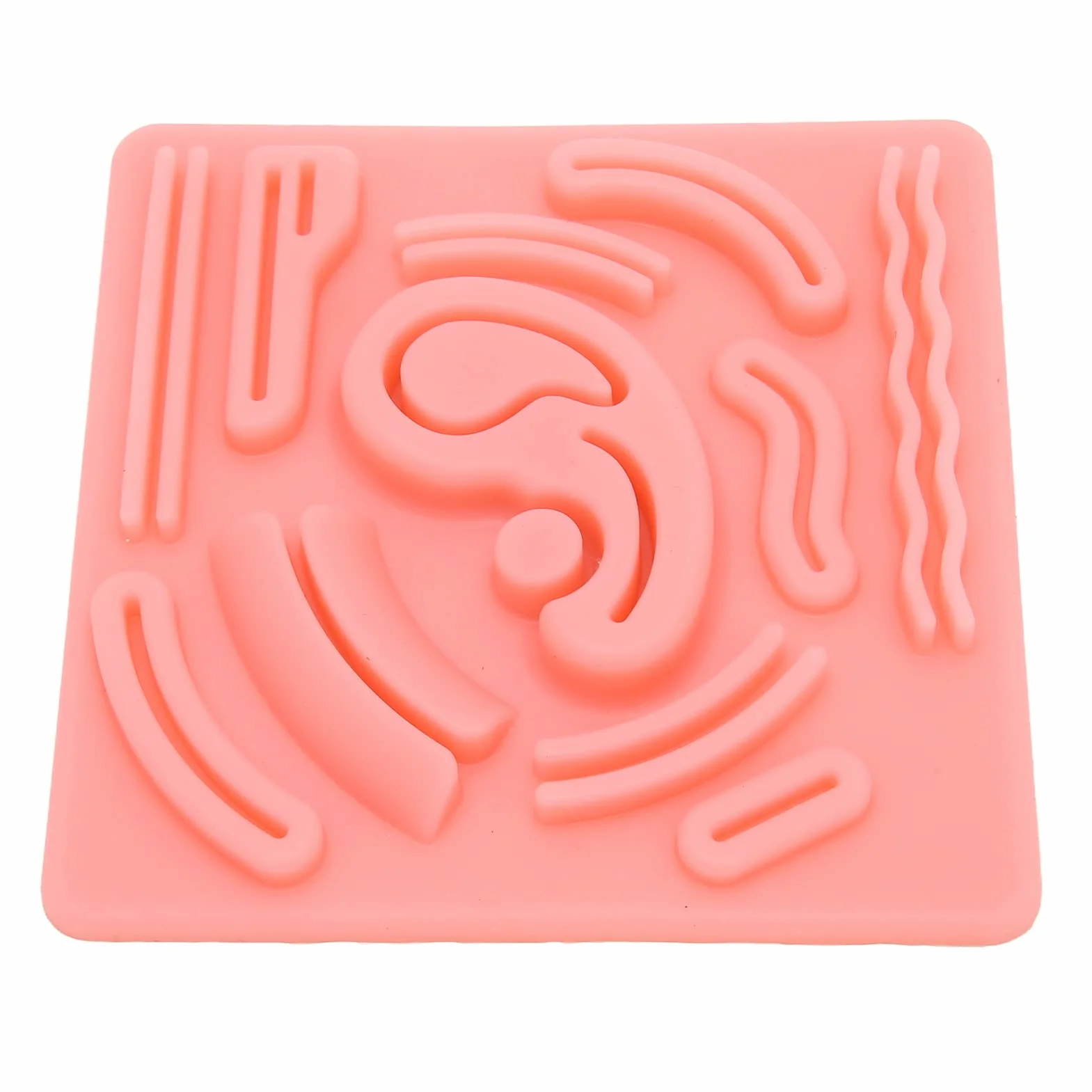 Silikonowa Podkładka do Symulacji Szwów Laparoskopowych 3D Podkładka do Szwów Laparoskopowych z Wstępnie Naciętymi Ranami do Wiązania, Szycia i Wycinania ćwiczeń Tkankowych