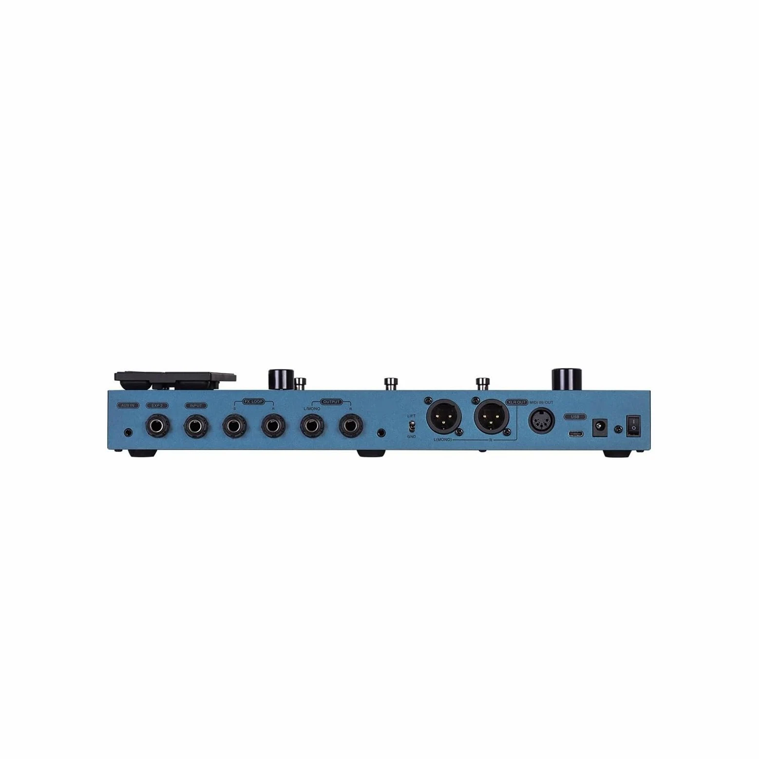 Efekty Gitarowe Wielofunkcyjny Wzmacniacz Gitarowy Z Efektami Z Ekranem Dotykowym LCD I 160 Modelami(Blue)