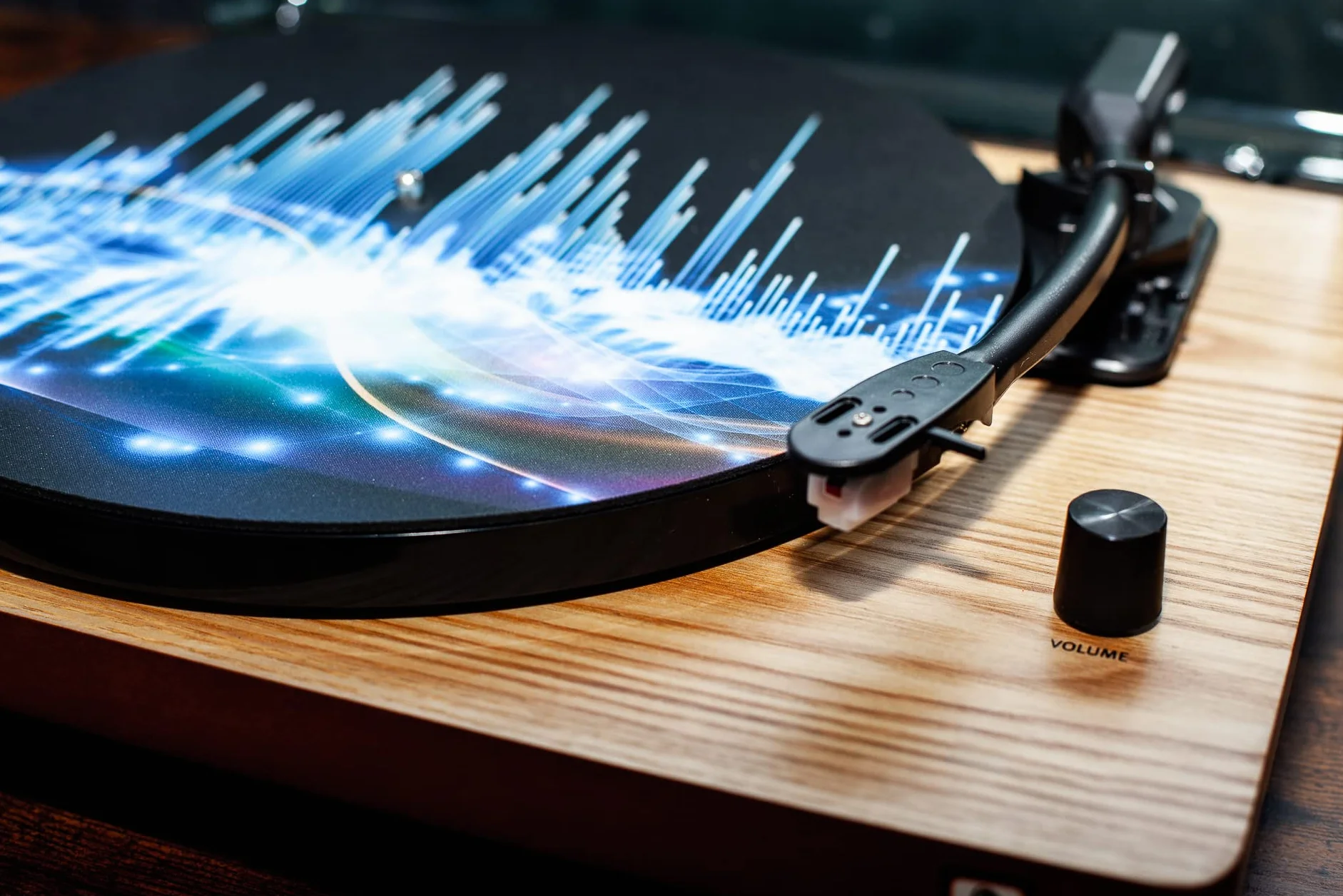 Slipmat - mata do gramofonu z gumy Waves of Sound - mata do gramofonu 30,5 cm (12')