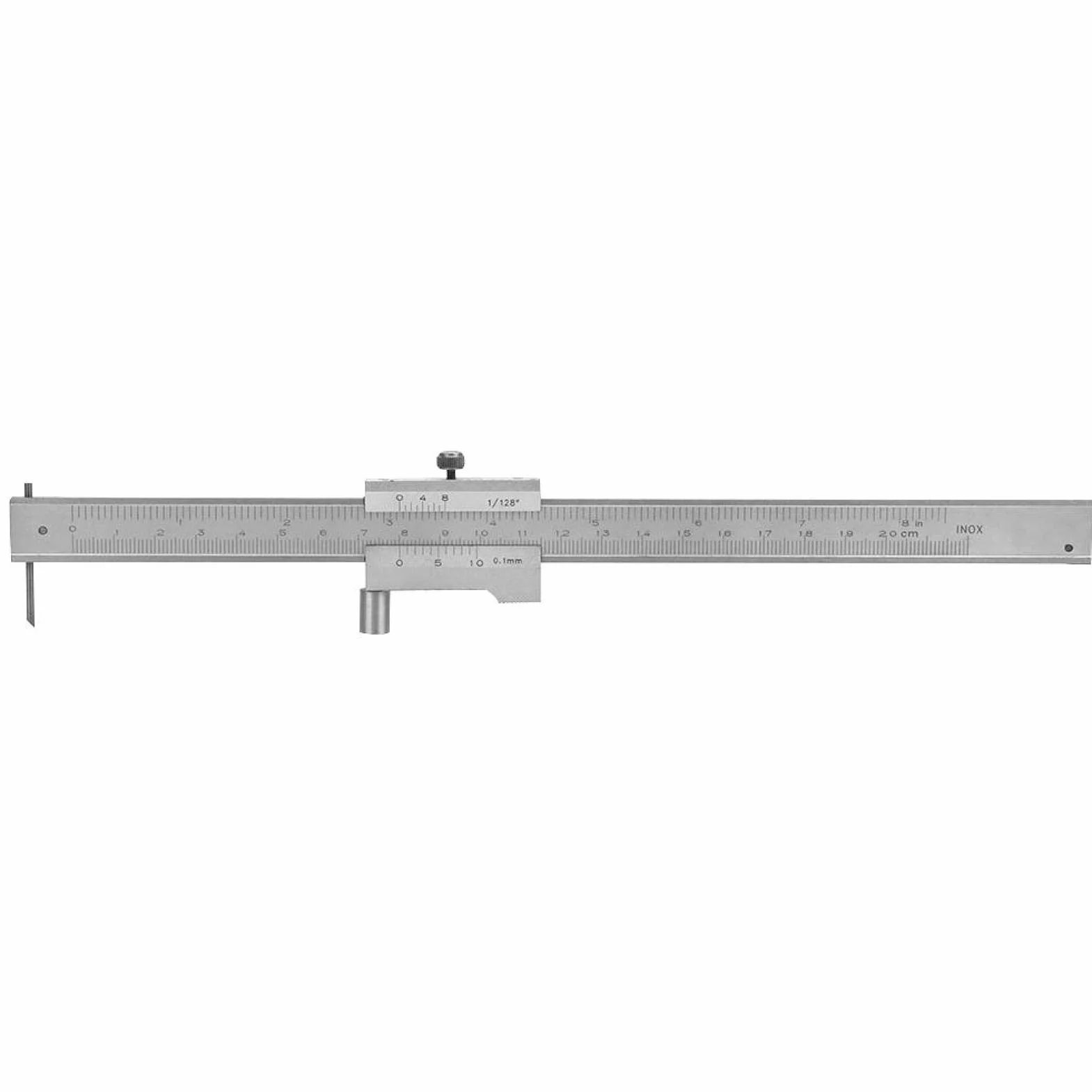 Zaciskarka z oznaczeniem, suwmiarka suwmiarki, stal nierdzewna 0,1 mm do pomiaru (0-200 mm)