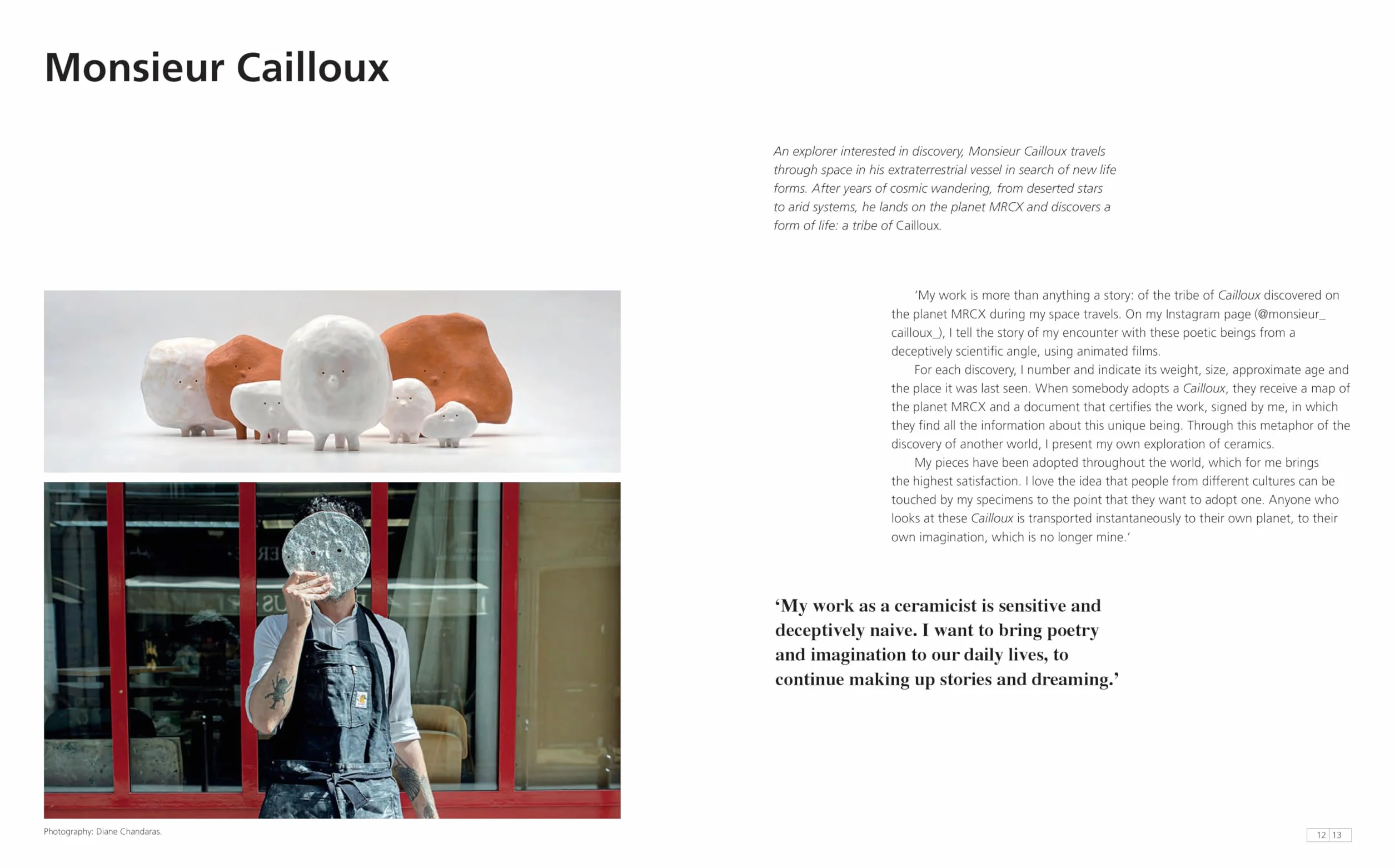 Ceramic Artists on Creative Processes /anglais: (How Ideas Are Born)