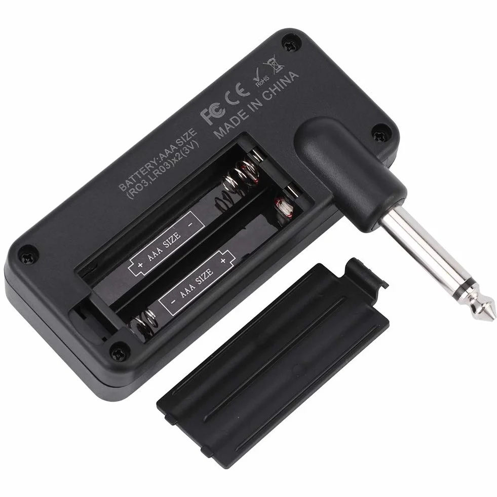 ABS + metalowy wzmacniacz kasku gitarowego, praktyczny mini wzmacniacz gitarowy/basowy