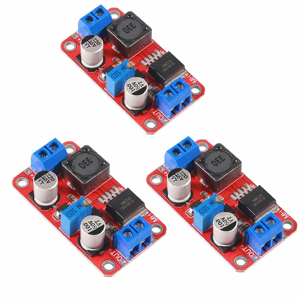 Hailege 3pcs XL6019 (XL6009 Upgraded) DC-DC Step Up Boost Power Moduł regulowane wyjście 5 V 12 V 24 V