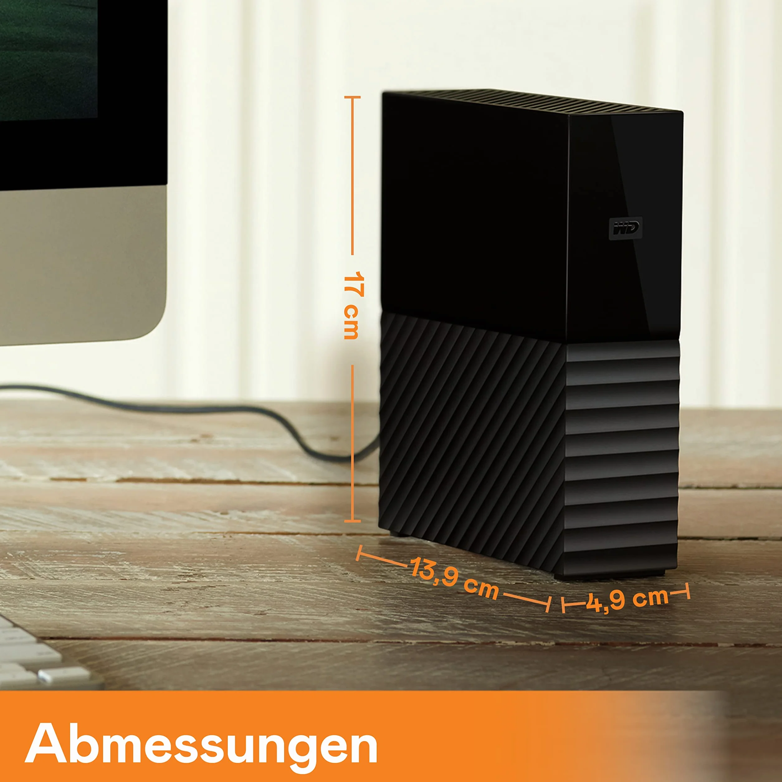 Western Digital My Book WDBBGB0220HBK-EESN Komputer Stacjonarny, Czarny, 22 TB