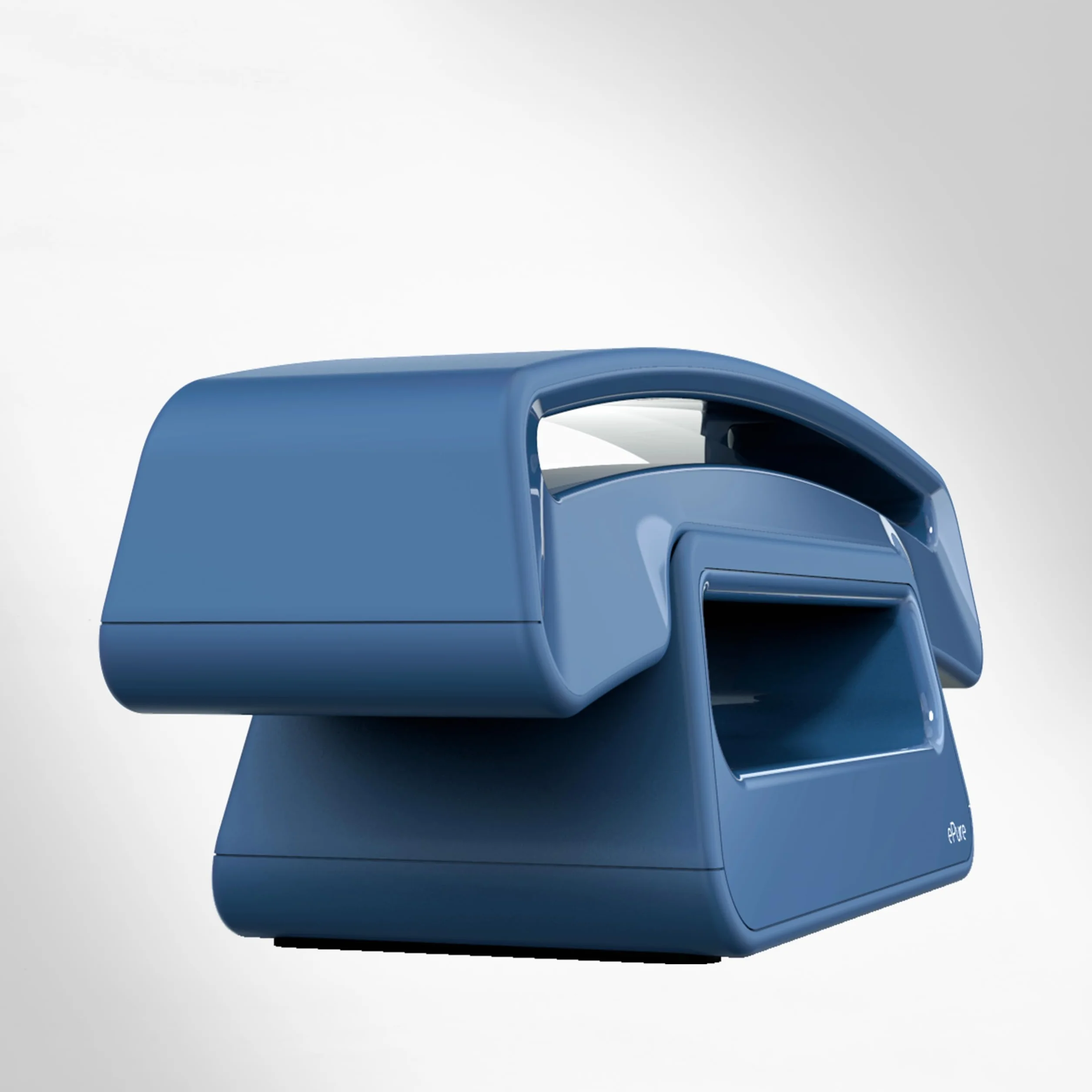 Alcatel ePure Iconic Blue - telefon bezprzewodowy DECT design, łatwy w użyciu, blokada niechcianych połączeń, zestaw głośnomówiący