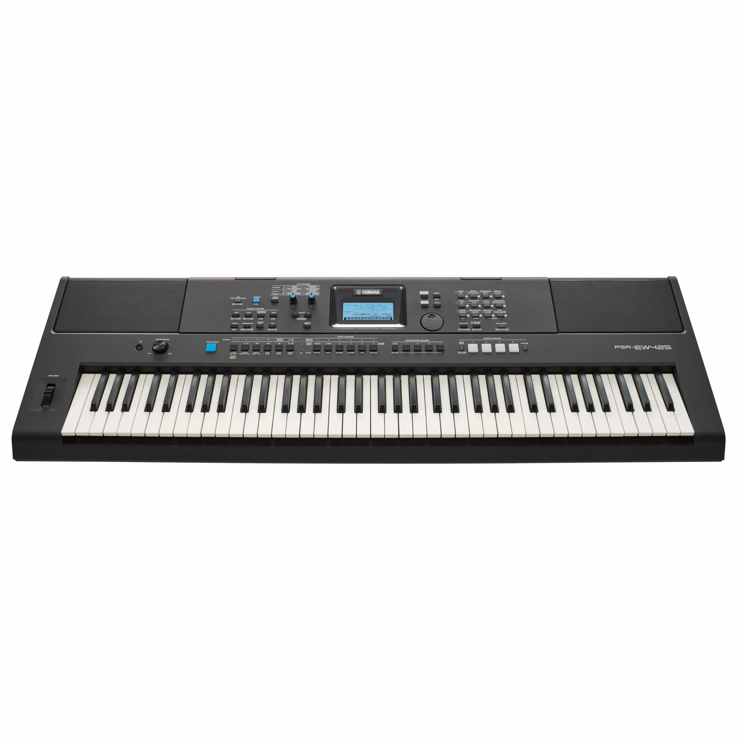 Yamaha Psr-Ew425 Keyboard, Czarny, 76 Klawiszy