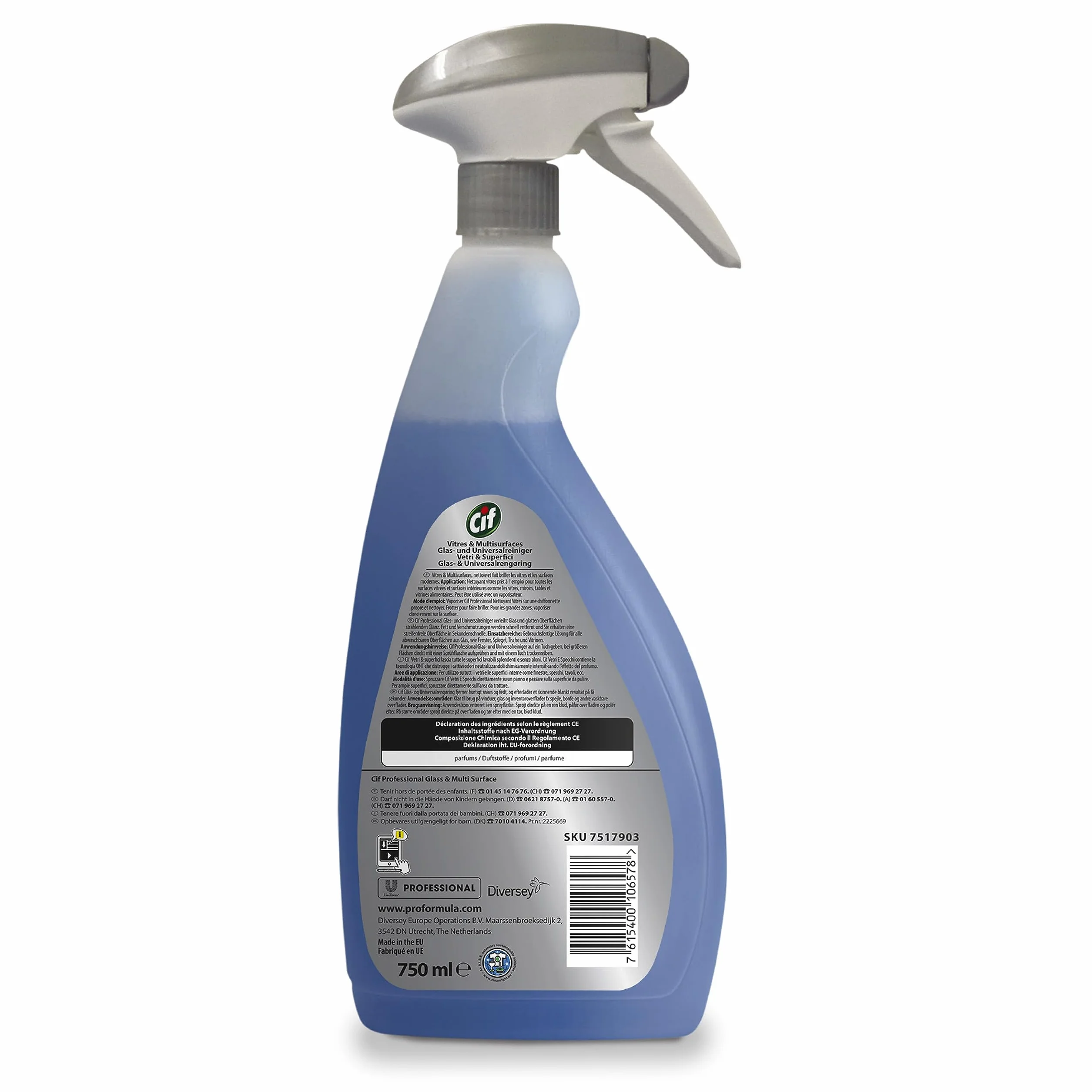 Cif Professional 7517903 Środek Czyszczący, 6 x 750 ml