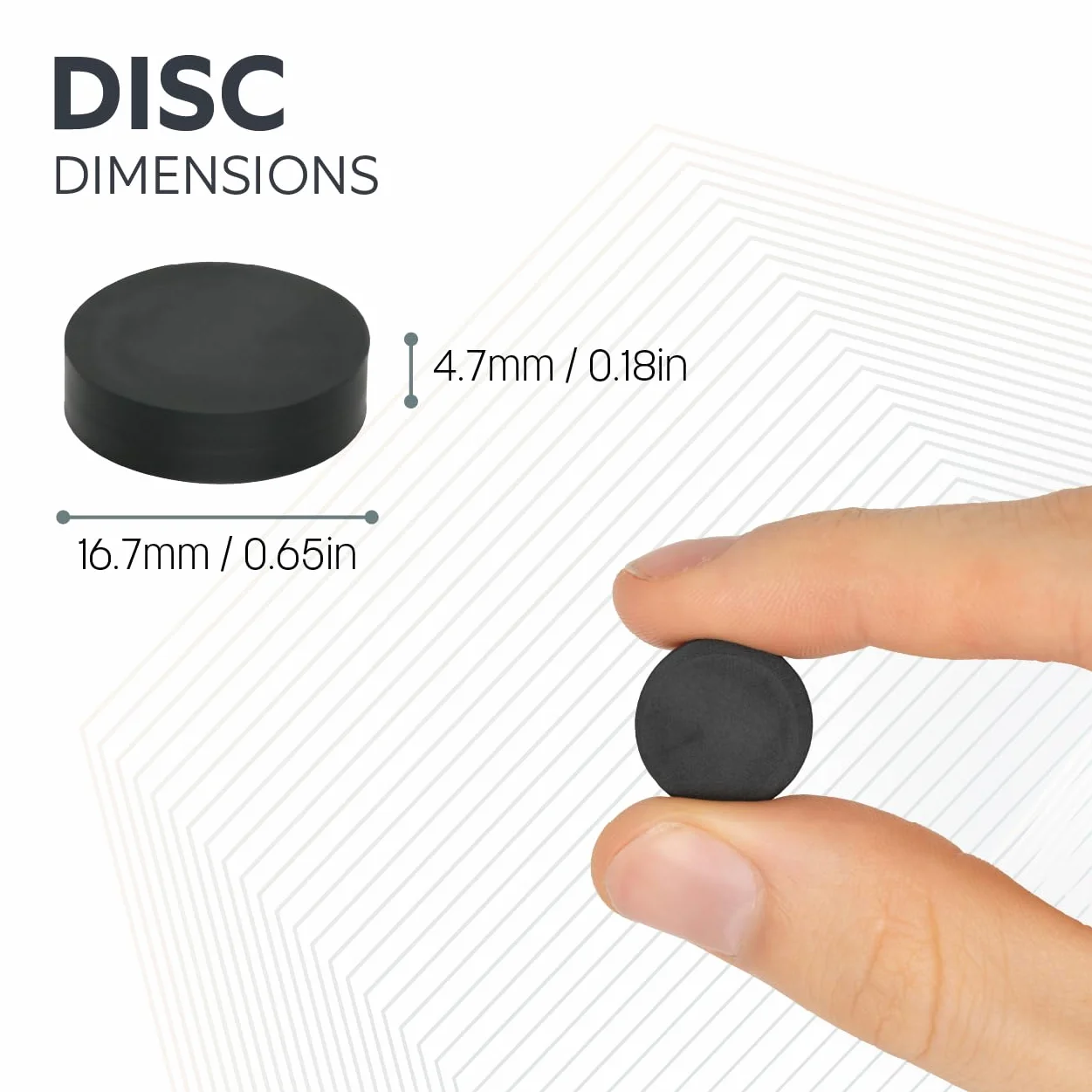 Powlekany gumą magnes neodymowy N42 do sztuki, rzemiosła, tworzenia modeli, DIY, hobby, biura i domu - średnica 15 mm x 3 mm grubości - 1,8 kg pociągnięcie - 4 sztuki