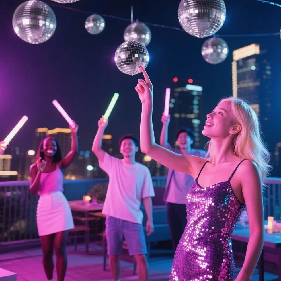 30 sztuk kul lustrzanych disco, zestaw kul dyskotekowych, srebrne wiszące kule, małe mini kule lustrzane, srebrne kule lustrzane, mirrorball, dekoracyjne kule dyskotekowe, klasyczne kule