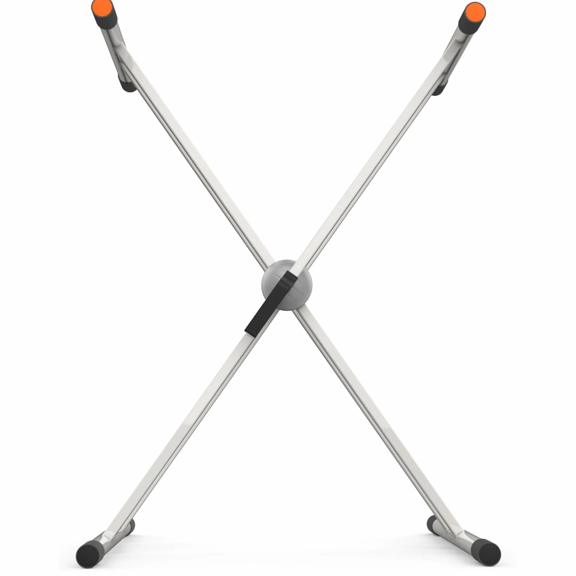 Audibax | Onyx 130 PLUS stojak na pianino - podwójna struktura nożycowa - kotwica Easy Lock - stal - biały kolor - antypoślizgowa podstawa - obciążenie do 65 kg - do Yamaha S. 45, Yamaha S. 125, Casio, Roland