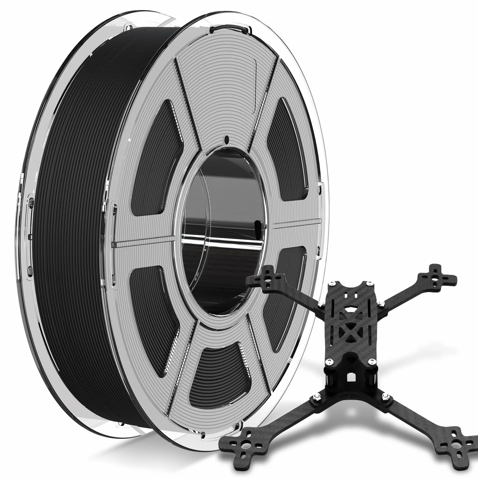 JAYO PA6-GF filament do druku 3D, 1,75 mm, 500 g, czarny