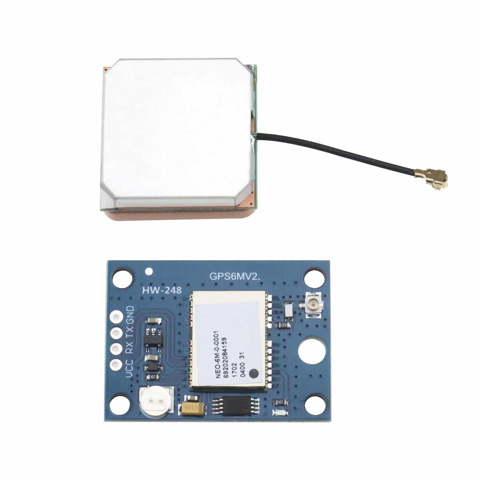 1 zestaw GY-NEO6MV2 kontroler lotu NEO6MV2 moduł GPS o wysokiej czułości APM 2.5 ceramiczna duża antena kierunkowa zasilacz 3V-5V