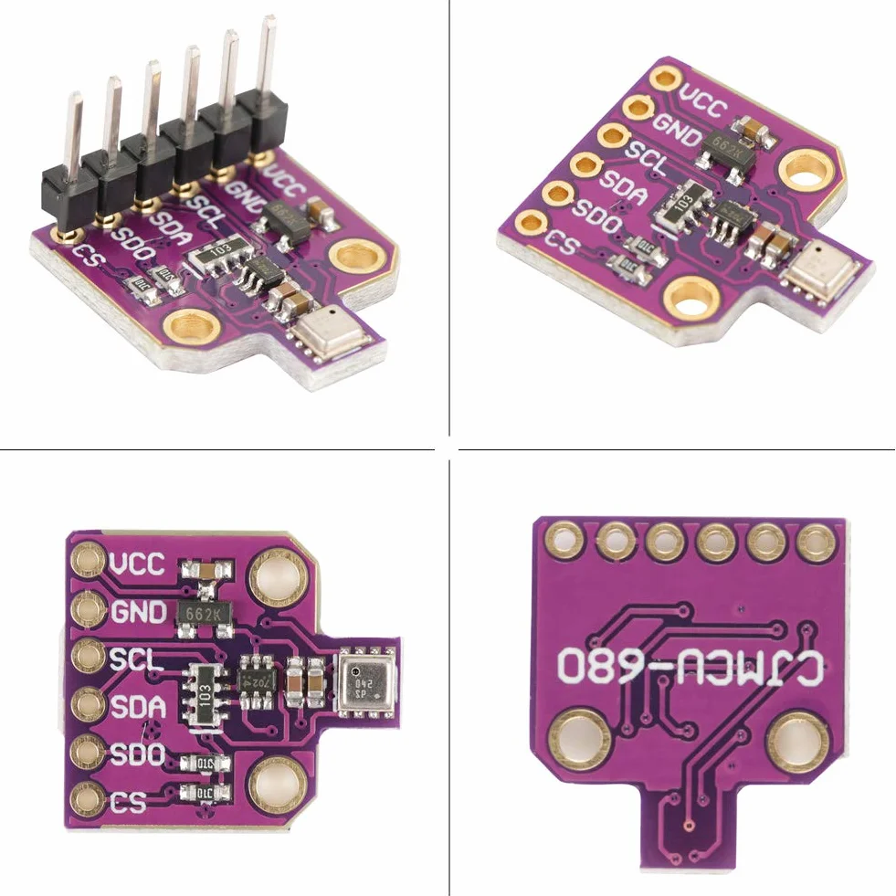 BME680 Sensor Temperatury Wilgotności Ciśnienia Altitudy, Moduł Rozwojowy CJMCU-680 Dla ESP8266 ESP32 Dla Systemów IoT Monitorowania Jakości Powietrza