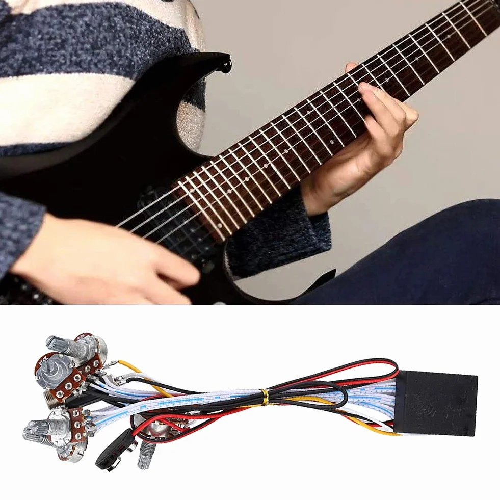 Przetwornik obwodu gitara przedwzmacniacz basowy okablowanie przetwornik do elektrycznej gitary basowej instrument muzyczny zamiennik akcesorium