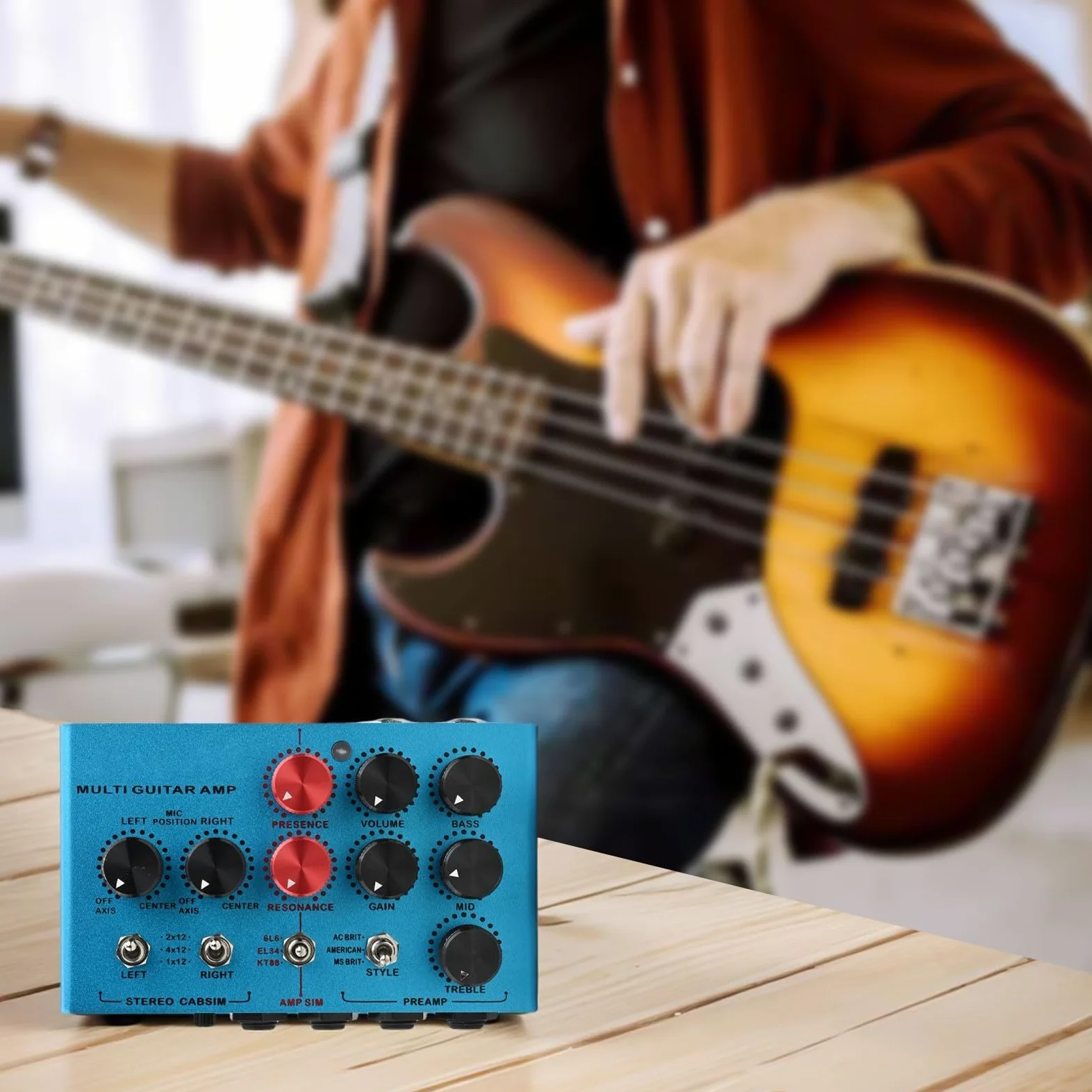 Urządzenie do efektów gitarowych z 3 pętlami BOX, zapewniające wysoką wydajność w kompaktowym opakowaniu