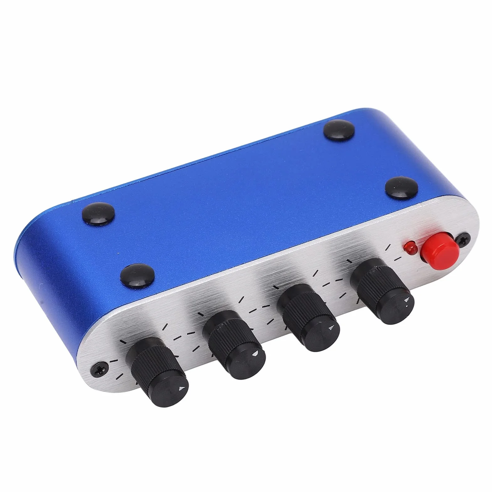 4 Wejście 1 Wyjście Mikser Stereo Mikser Dźwięku Mikser Liniowy Wzmacniacz Słuchawkowy DC 5-12V 3.5mm Jack Wysoki Prąd 15mA