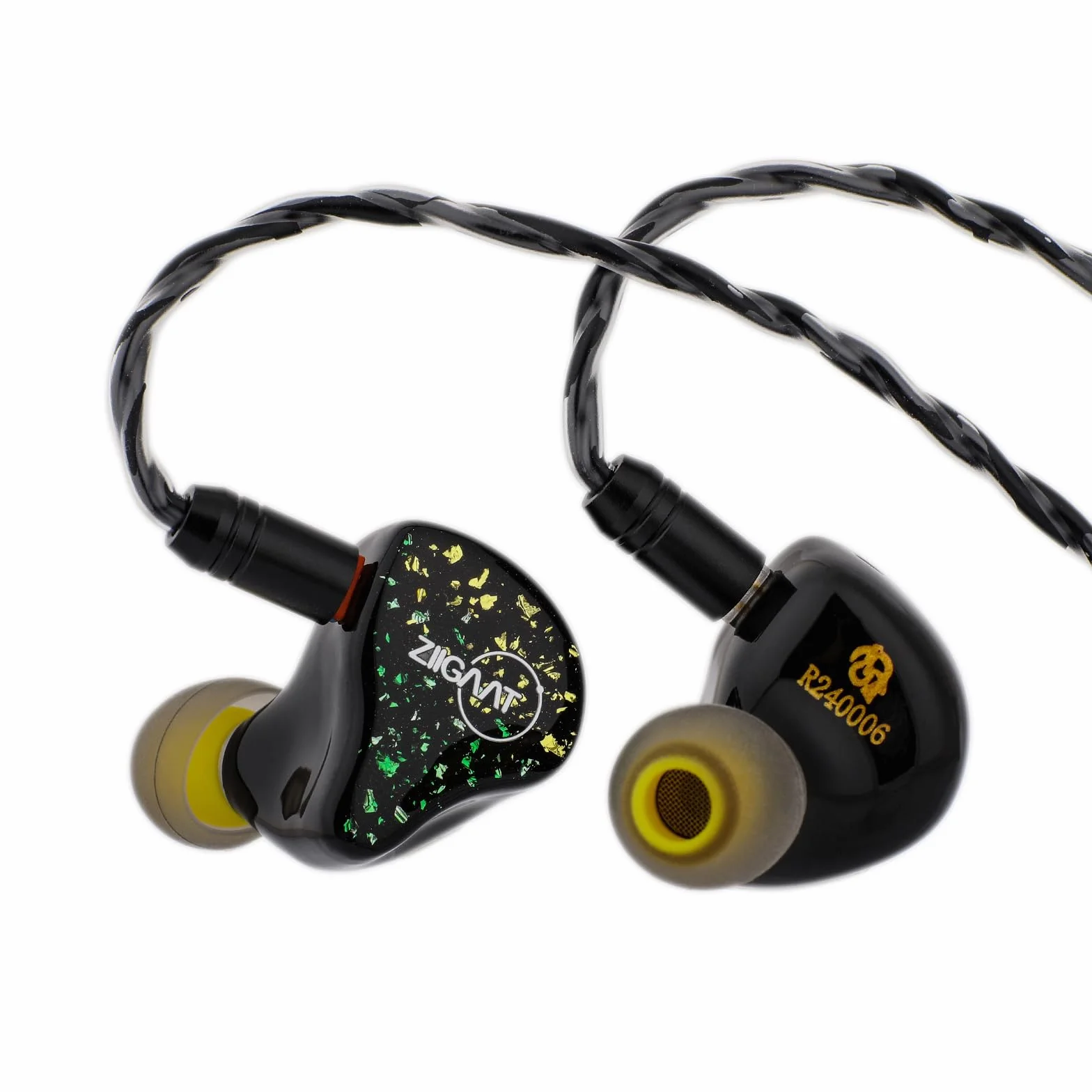 Linsoul ZiiGaat x HBB: Arcadia In Ear Monitor, hybrydowe słuchawki IEM 1DD+2BA, przewodowe słuchawki do gier, profesjonalne izolujące dźwięk monitory douszne z odłączanym kablem IEM dla muzyków