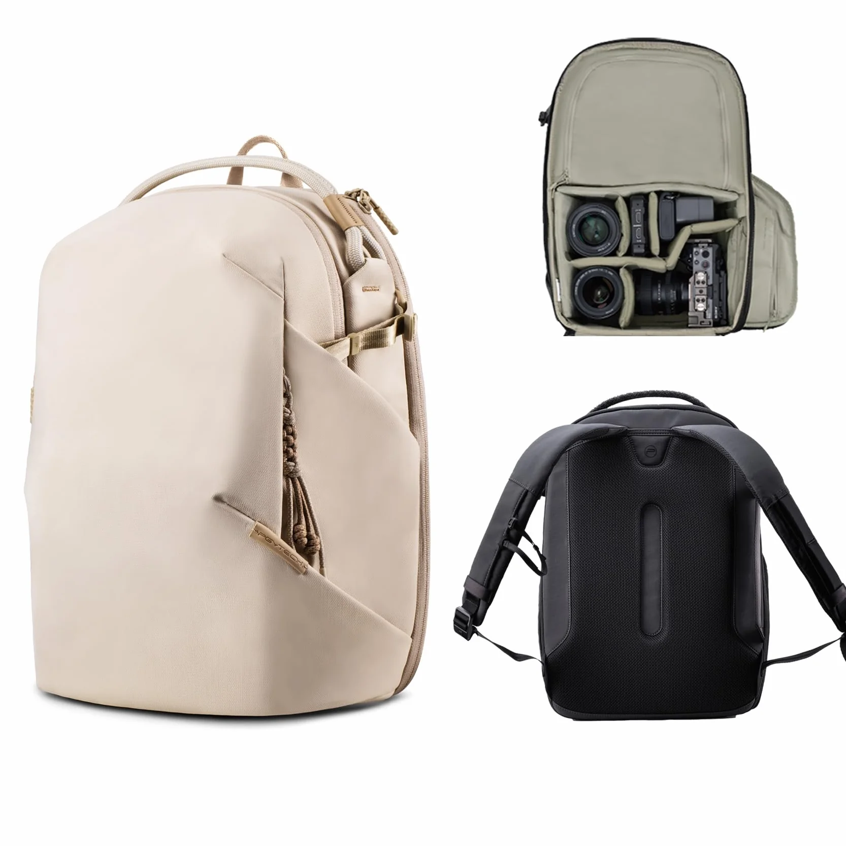 PGYTECH OneGo Lite Plecak na aparat fotograficzny, 16 l, lekki, odporny na działanie wody, do miasta i podróży, torba na aparat fotograficzny, kompatybilny z lustrzankami Sony/Canon/Nikon, laptop 14