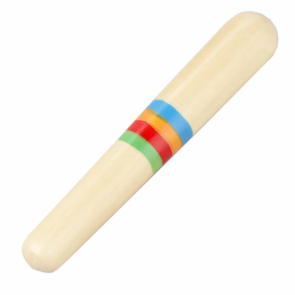 Dilwe Drewniany Guiro, Guiro Crow Sounder, zabawka perkusyjna, instrument muzyczny dla dzieci