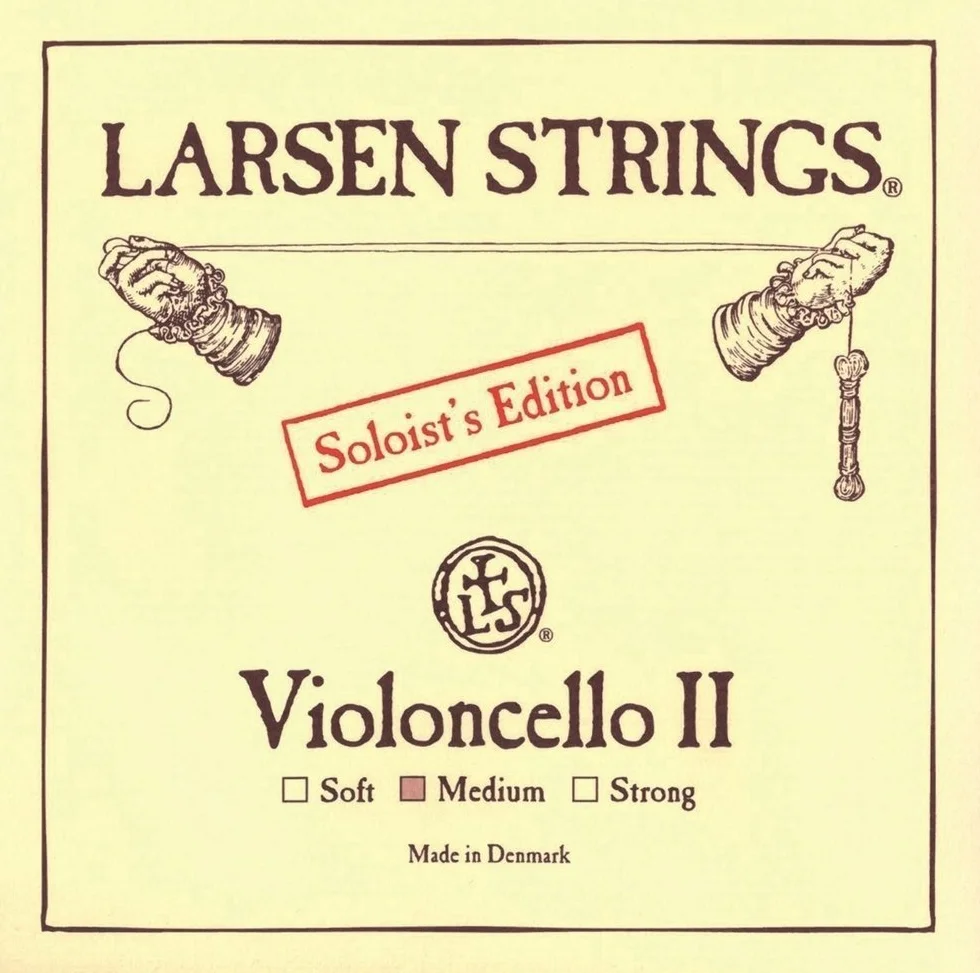 Larsen Original Cello 4/4 - Violoncello II - D Soloist Struna - Medium - Napięcie 13,9kg/ 30.6lbs