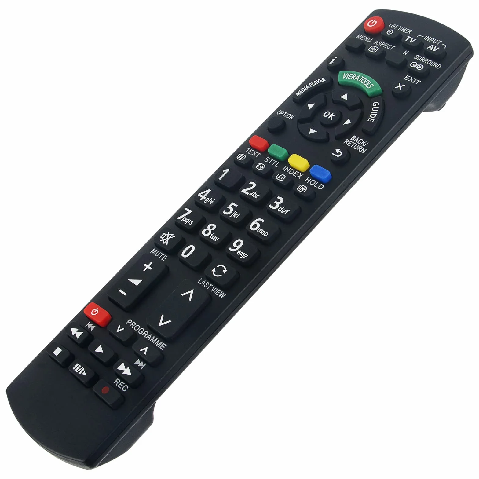 Nowy N2QAYB000717 zamiennik pilota do Panasonic TY-ST42PX5W TX-P50X50E TX-P42X50E TX-L32X5B TX-L50EM5B TX-P50X50B TX-P50X50E TX-PR50X50 TXP42X50 TX-LWWWWW32EM5B TX-L39EM5B pilot do telewizora