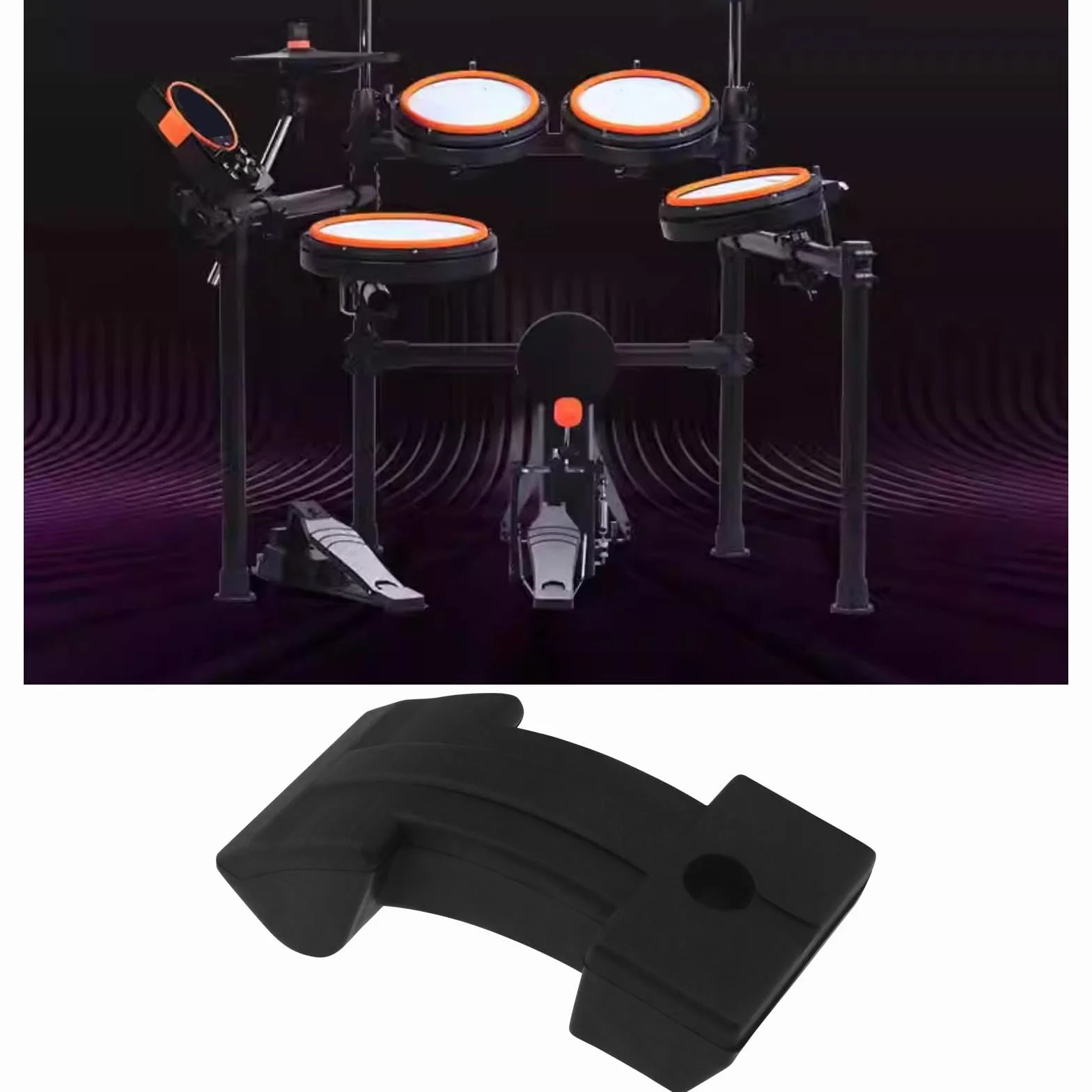 Elektroniczny siłownik perkusyjny pedał gumowa podkładka kompatybilna z Roland FD-8 TD-1 TD4 TD9 TD11 TD15 TD17 Hi Hat Sensor Trigger gumowa podkładka część zamienna